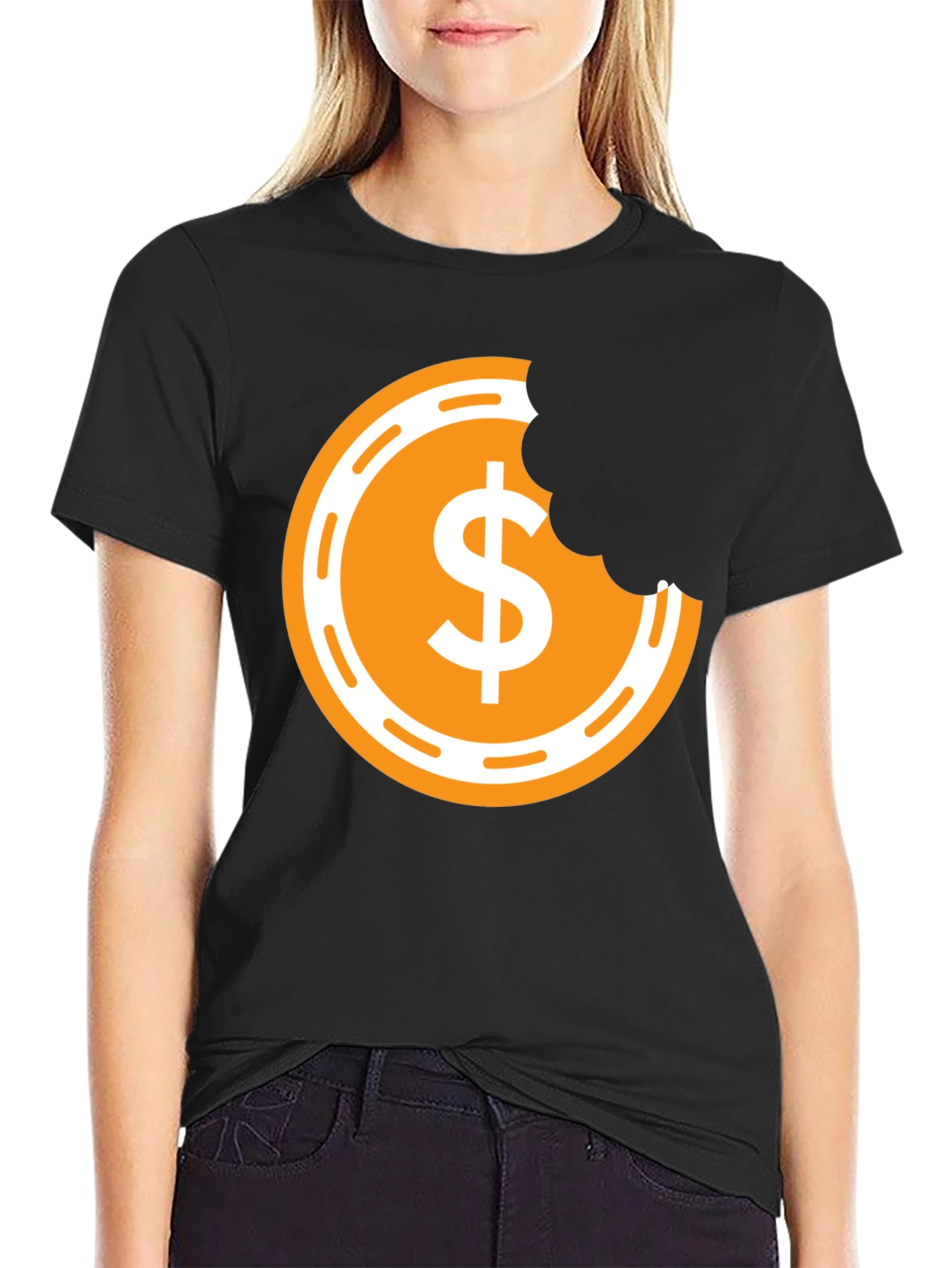 Bitcoin Bite Black Tee