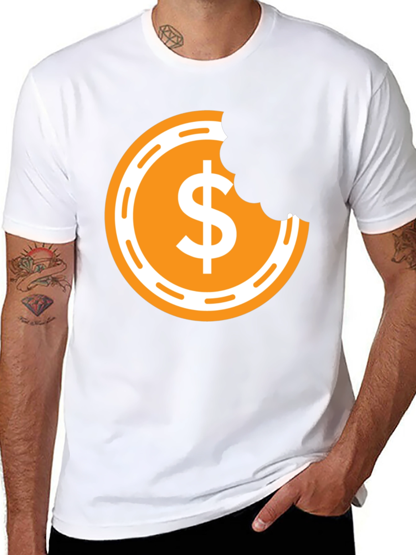 Bitcoin Bite Black Tee