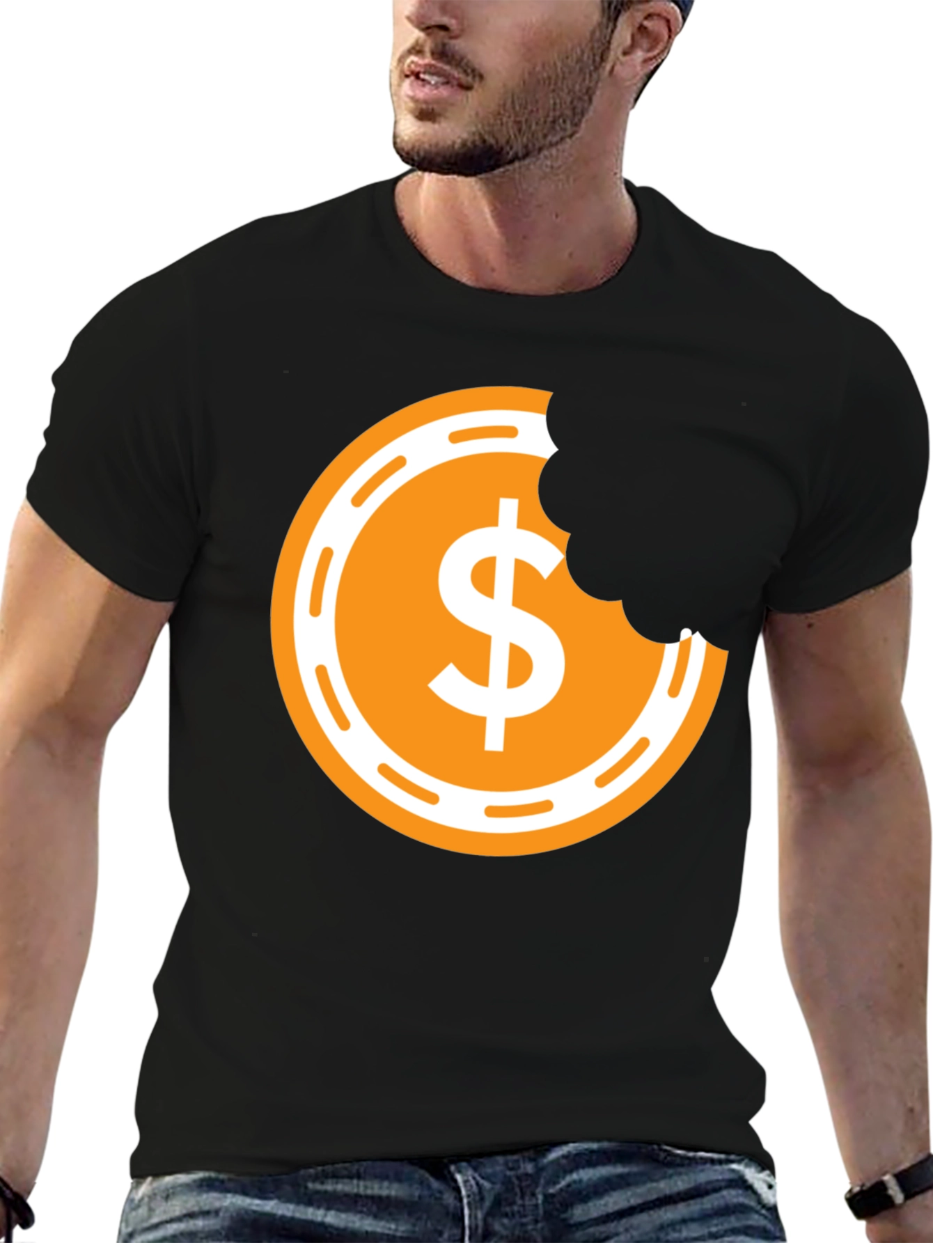 Bitcoin Bite Black Tee