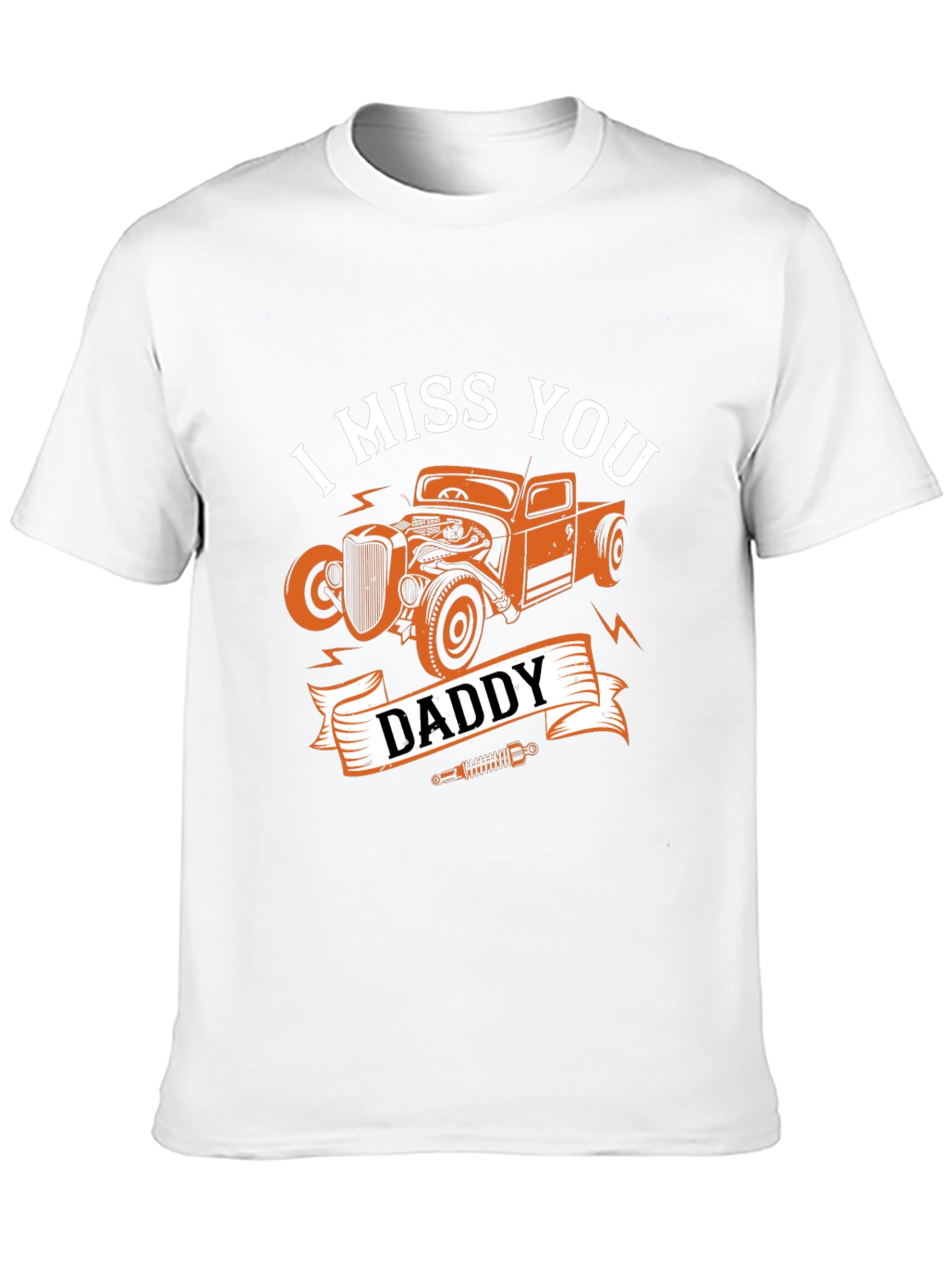 I Miss You Daddy Car Graphic Tee