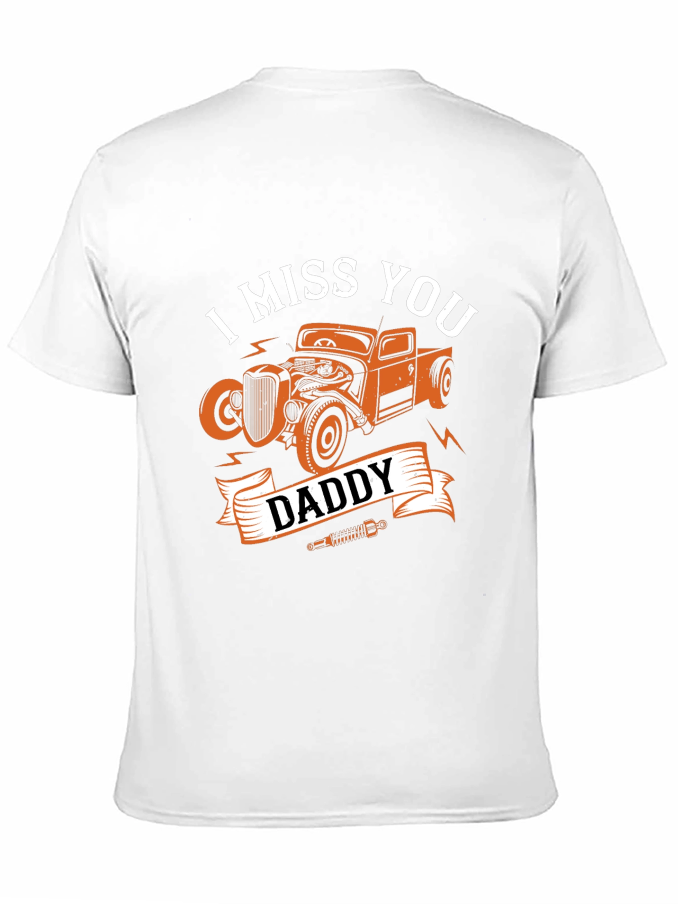 I Miss You Daddy Car Graphic Tee