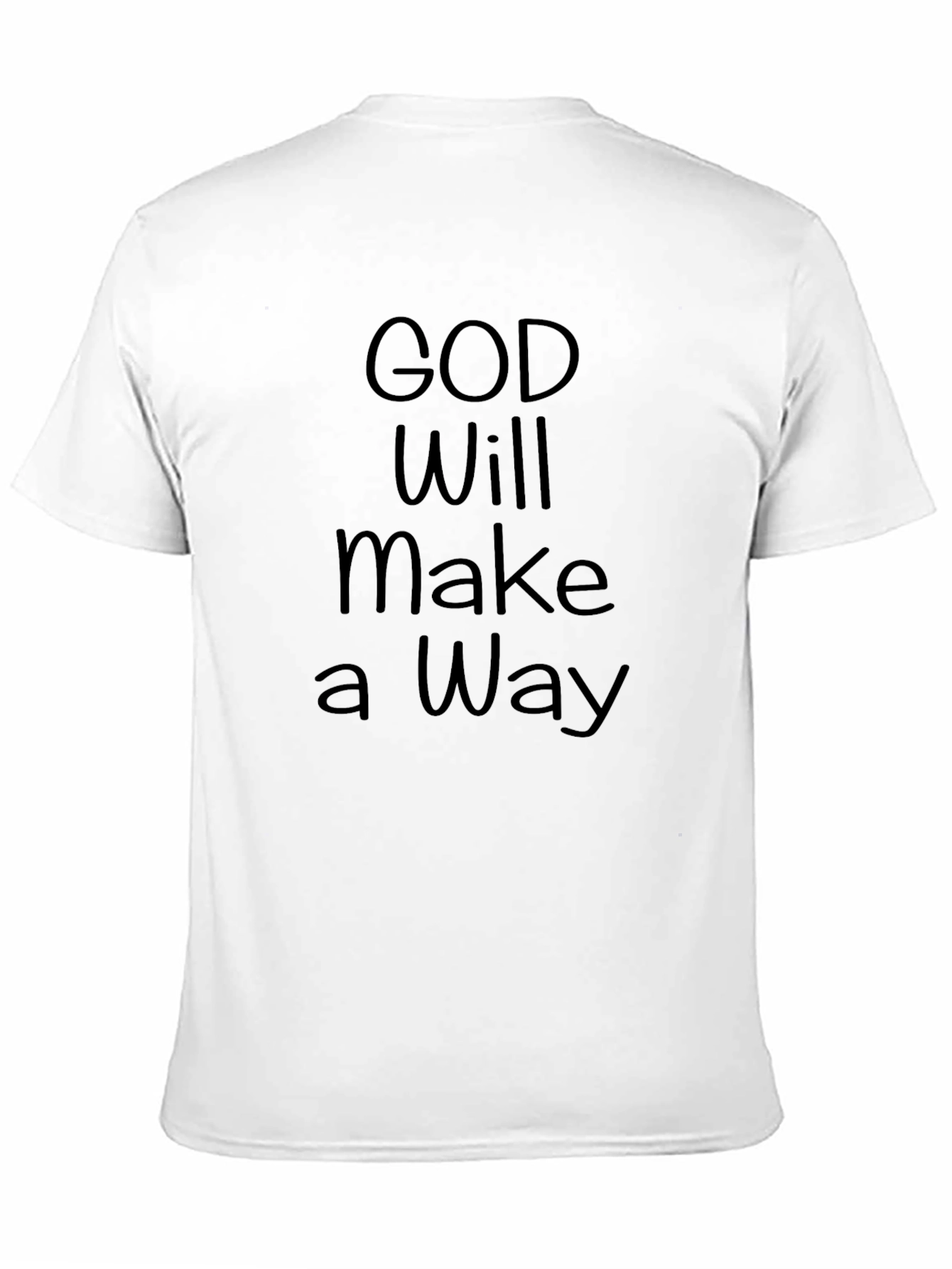 God Will Make A Way Black T-Shirt
