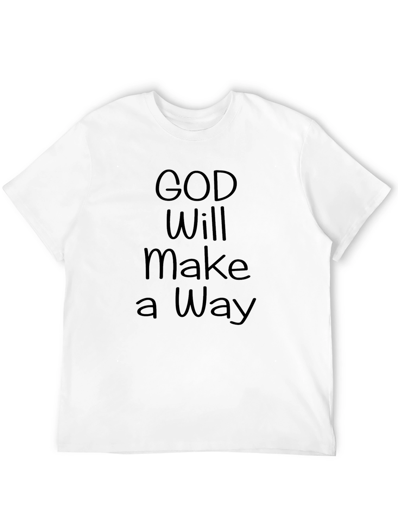God Will Make A Way Black T-Shirt