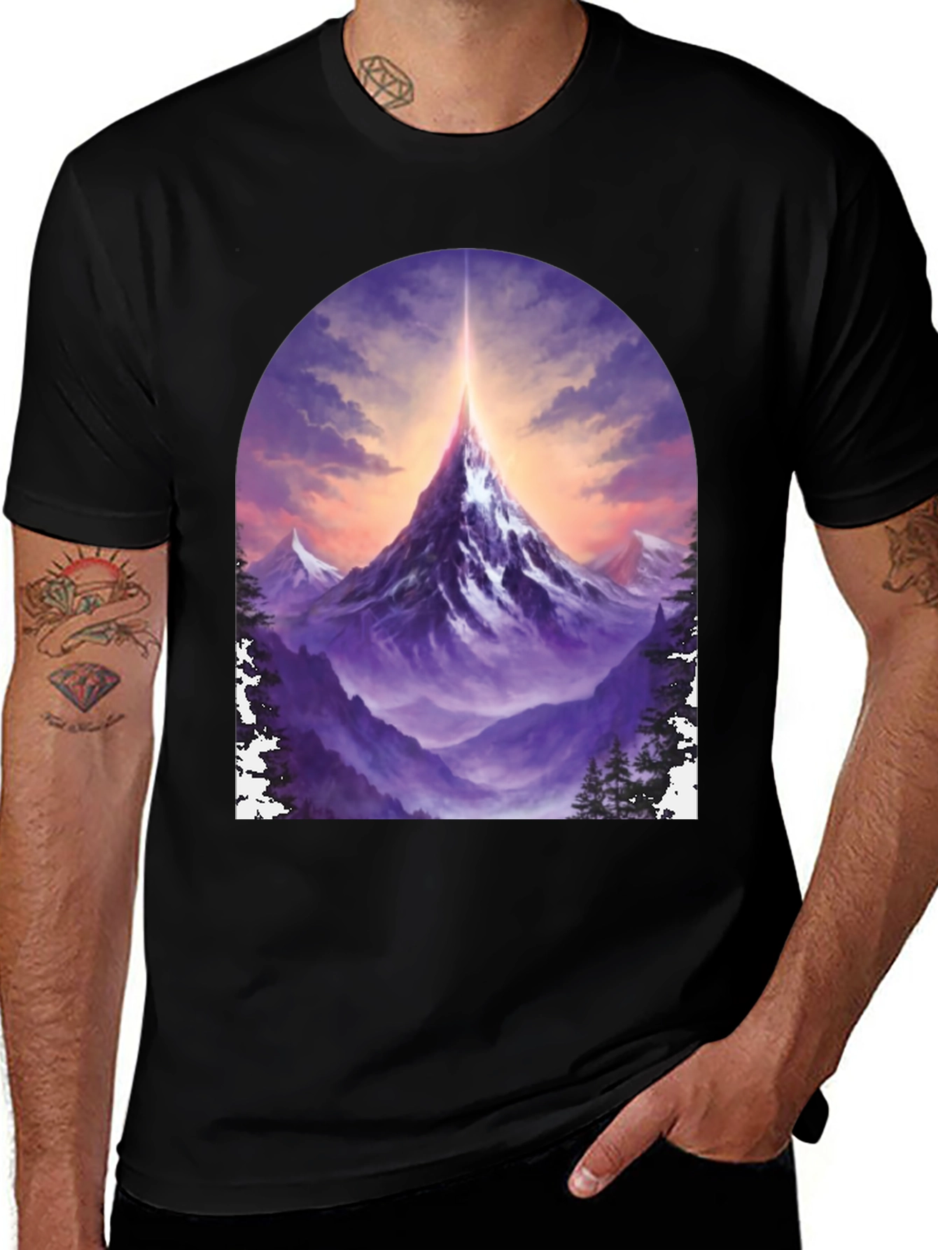 Mountain Peak Graphic Tee - Adventurers Style