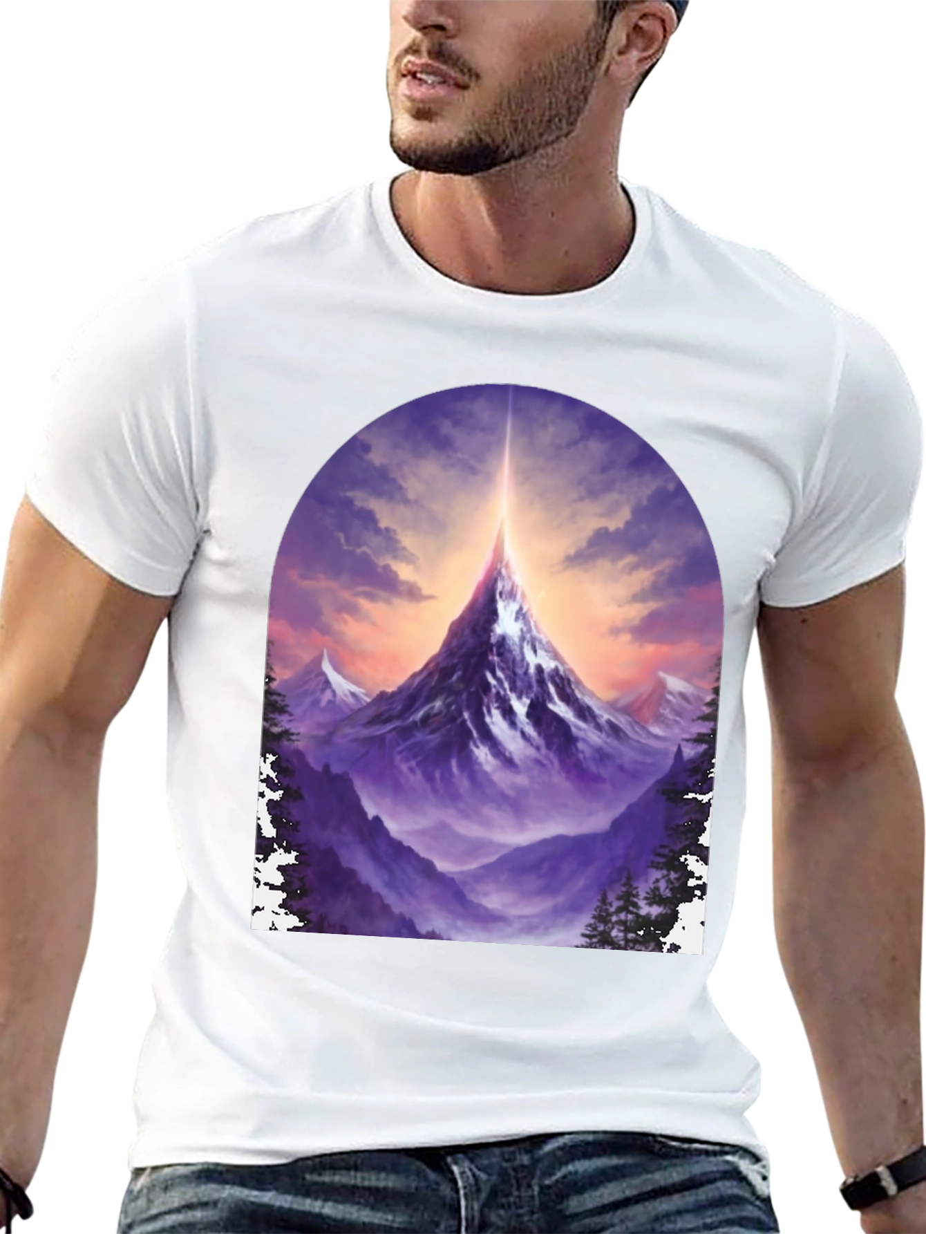 Mountain Peak Graphic Tee - Adventurers Style