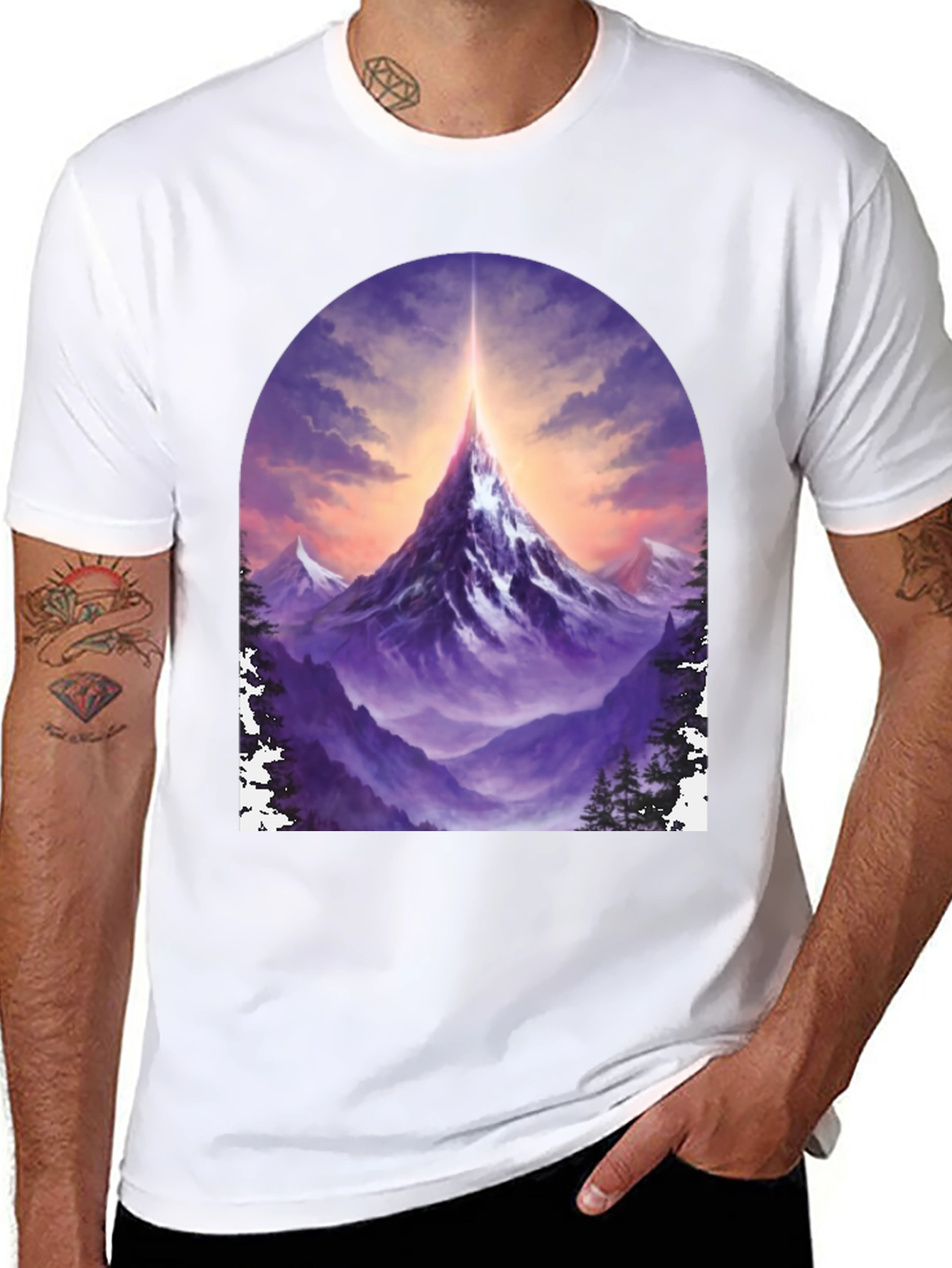 Mountain Peak Graphic Tee - Adventurers Style