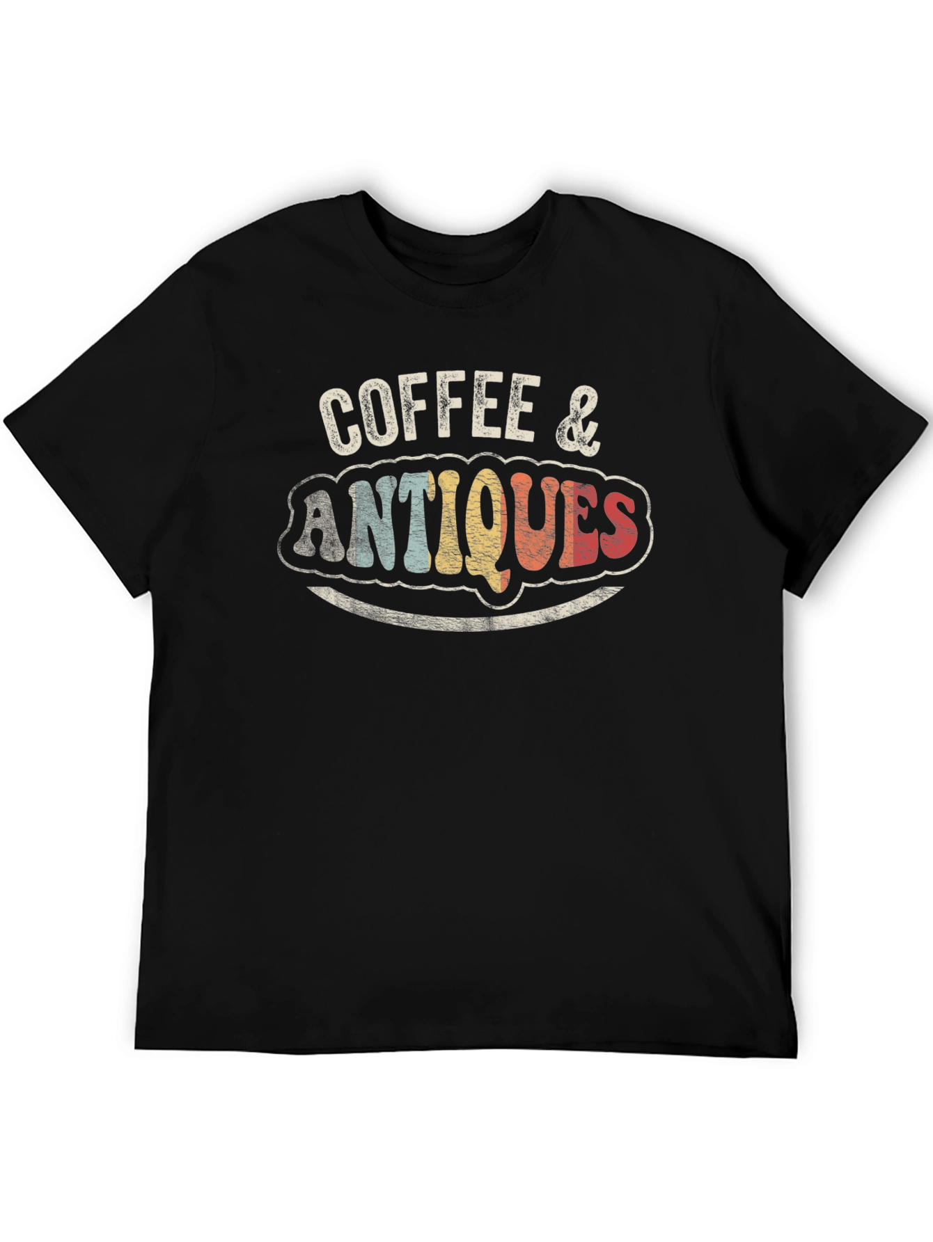 Coffee & Antiques Retro Graphic T-Shirt