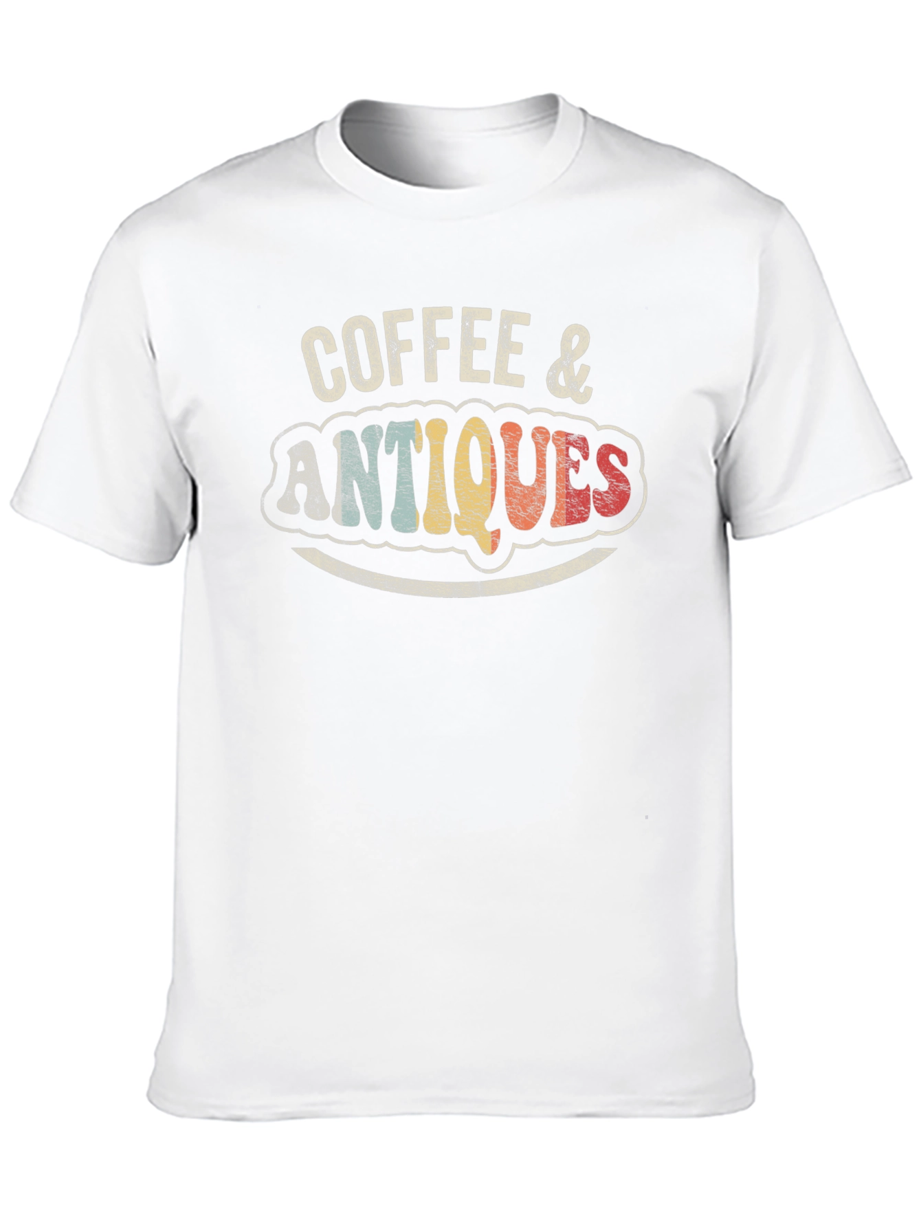 Coffee & Antiques Retro Graphic T-Shirt