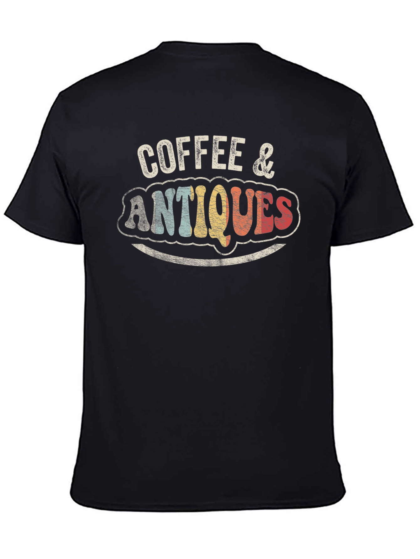 Coffee & Antiques Retro Graphic T-Shirt