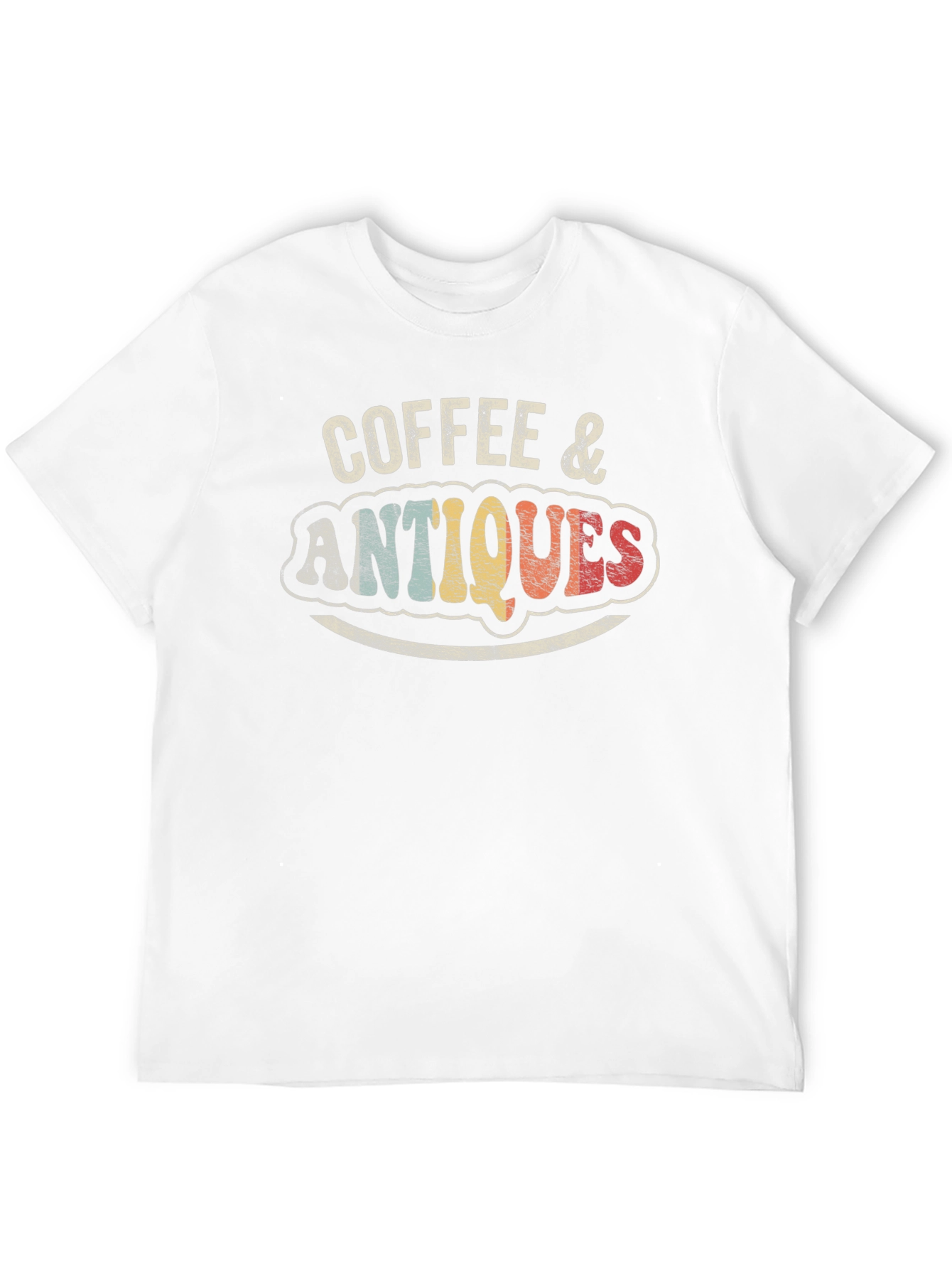 Coffee & Antiques Retro Graphic T-Shirt