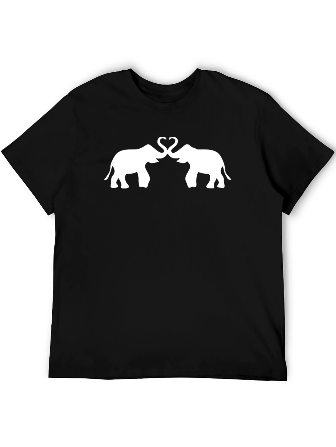 Elephant Love T-Shirt Trunk Heart