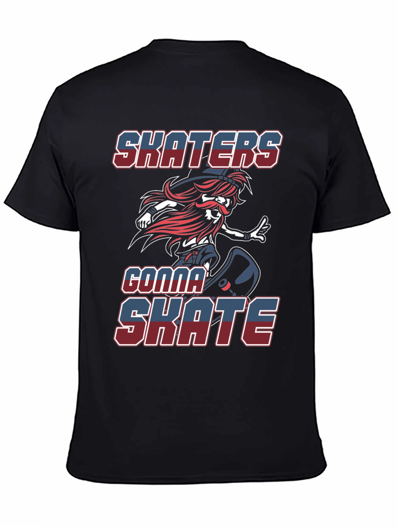 Skaters Gonna Skate Graphic Tee - Cool Design