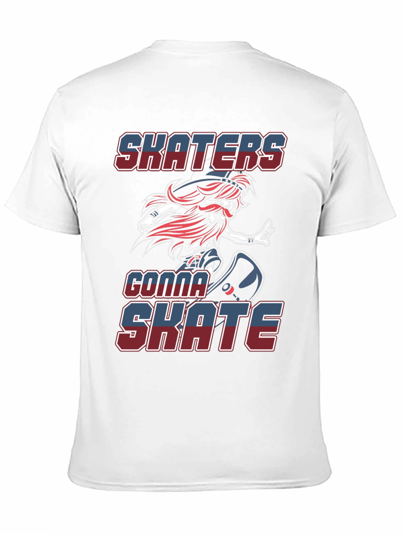 Skaters Gonna Skate Graphic Tee - Cool Design