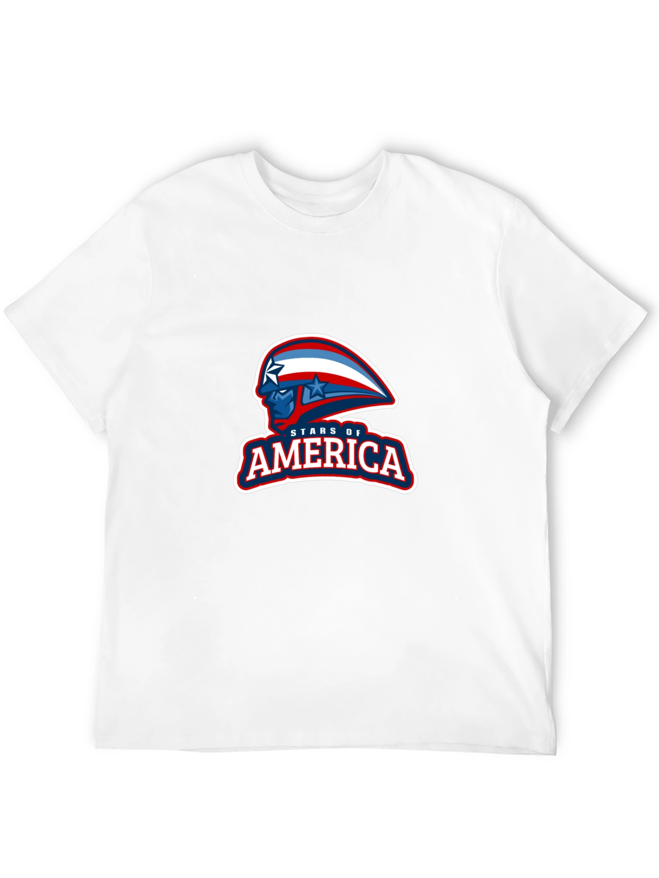 Stars of America Graphic Tee - Patriotic Design