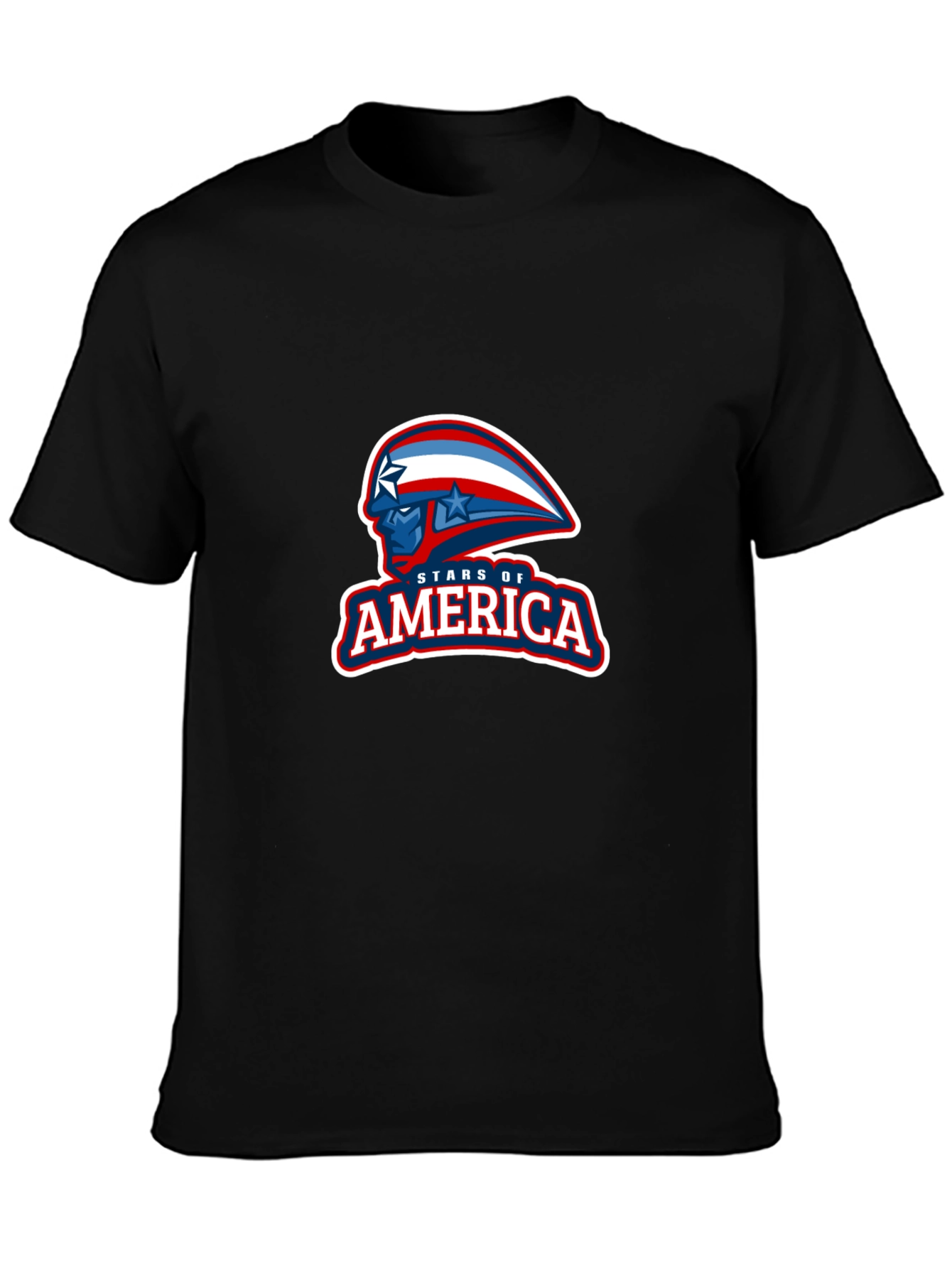 Stars of America Graphic Tee - Patriotic Design