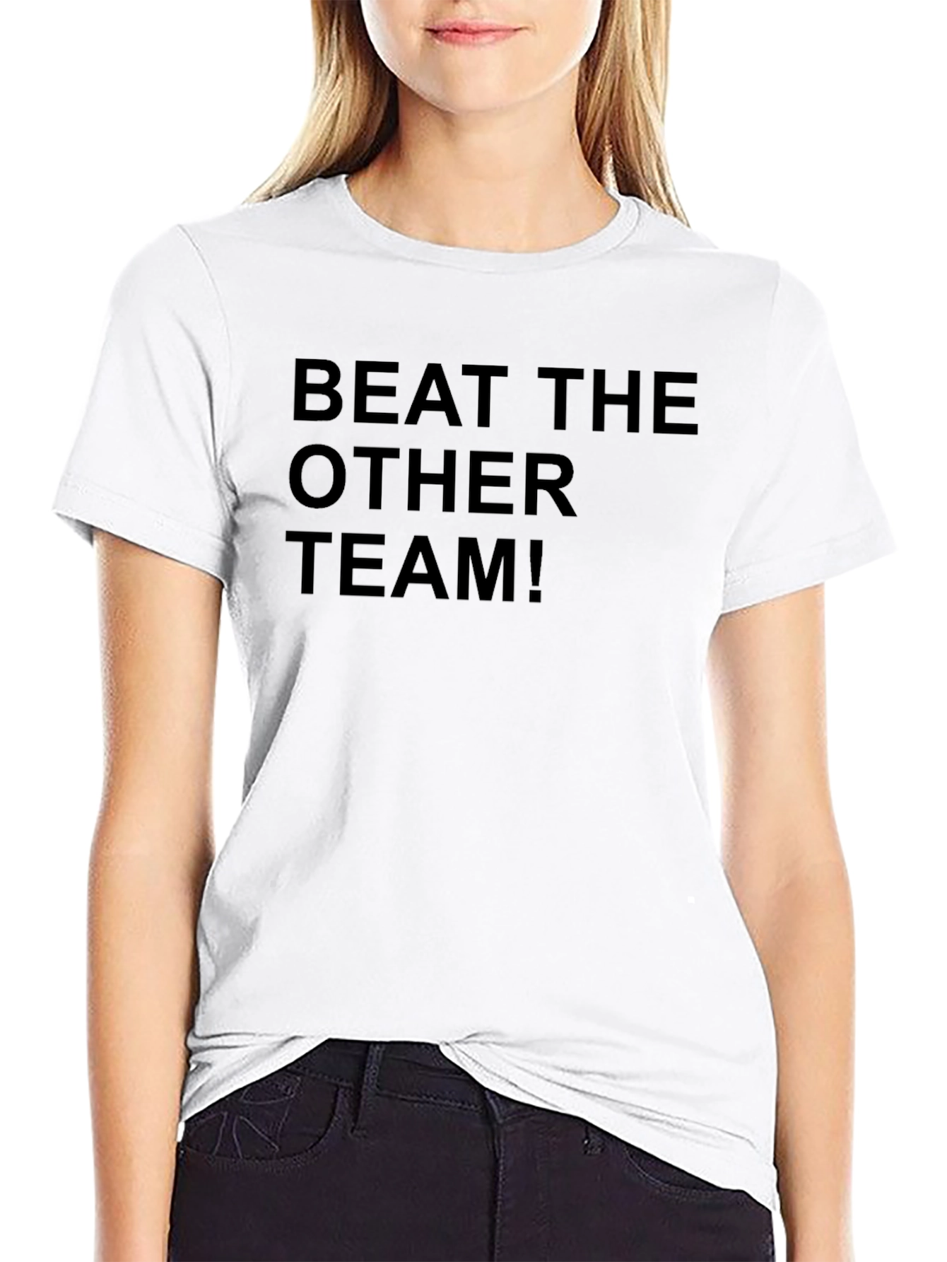 Beat The Other Team! Black T-Shirt