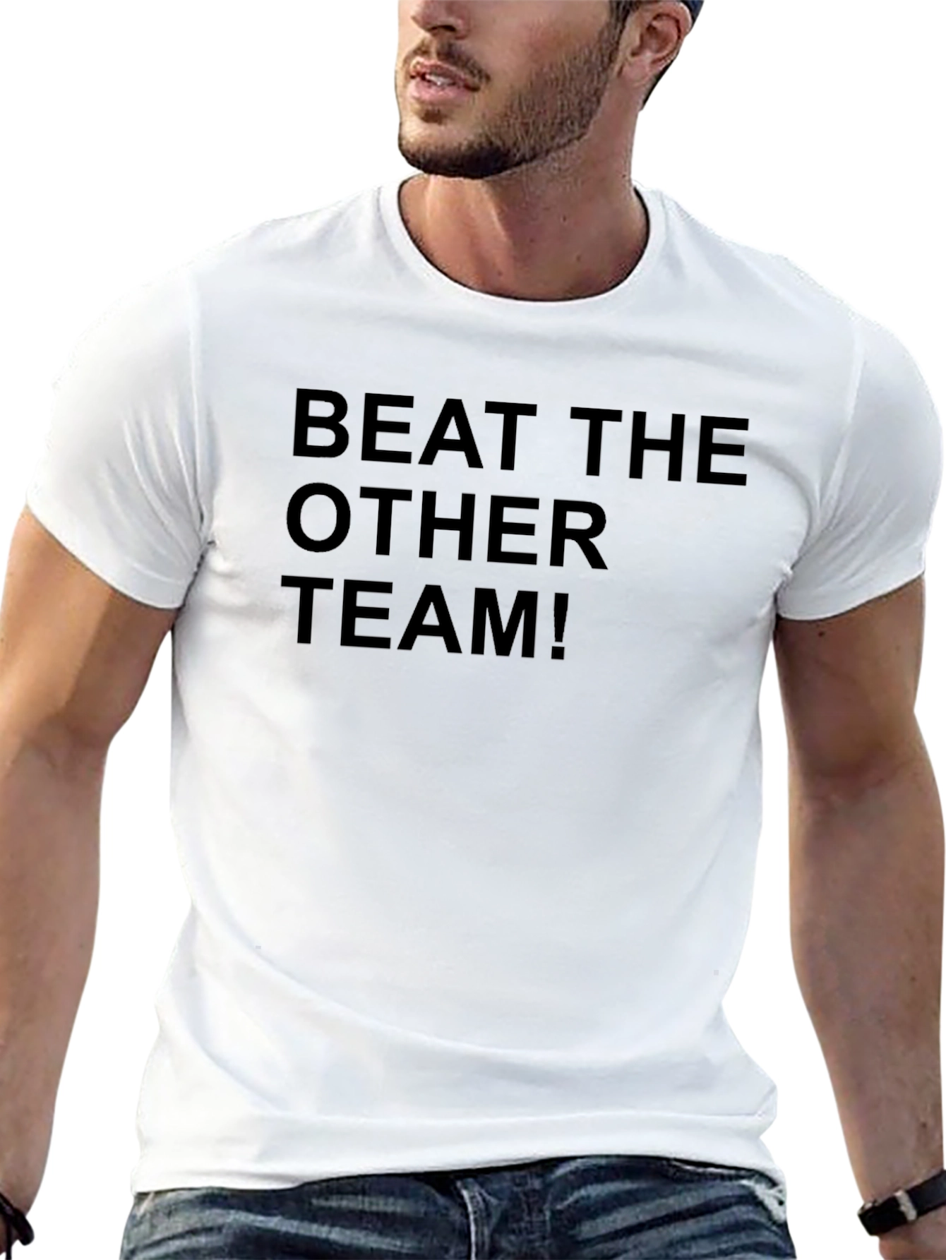 Beat The Other Team! Black T-Shirt