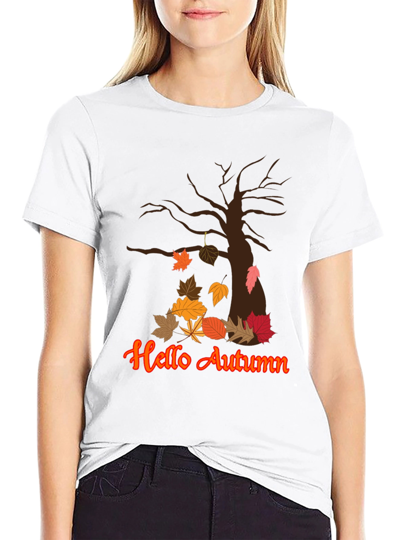 Autumn Tree Graphic T-Shirt