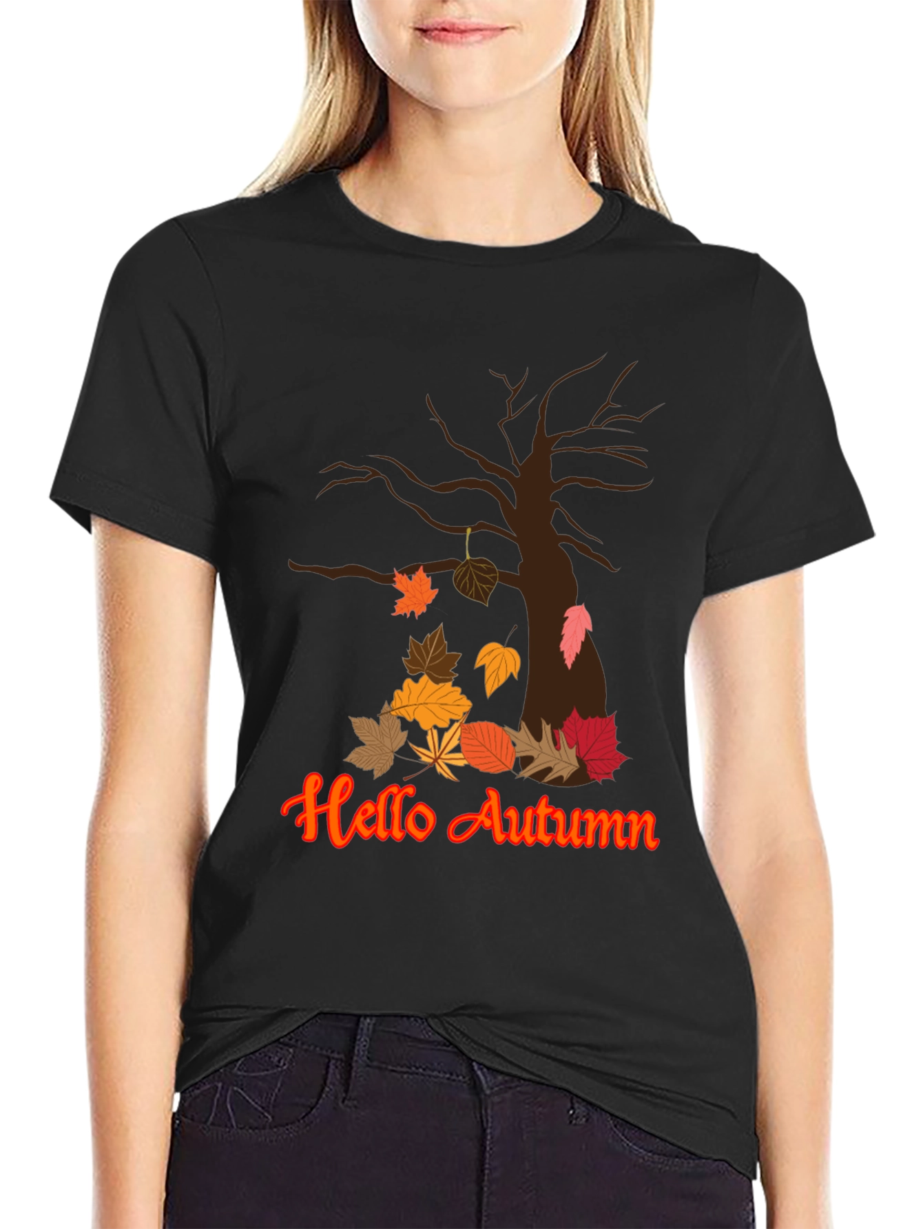 Autumn Tree Graphic T-Shirt