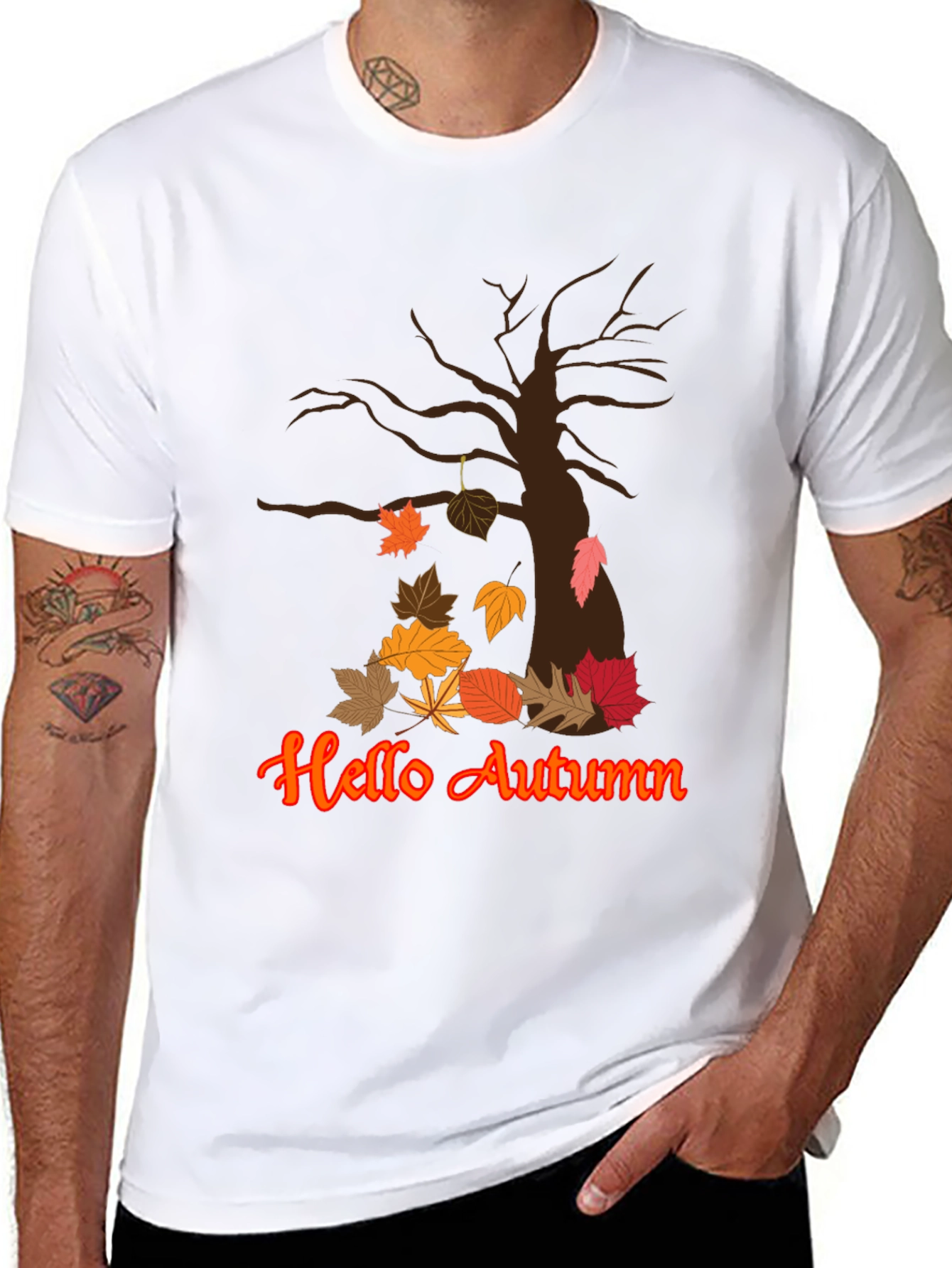 Autumn Tree Graphic T-Shirt