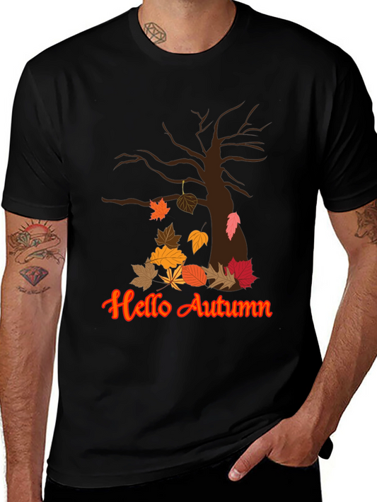 Autumn Tree Graphic T-Shirt