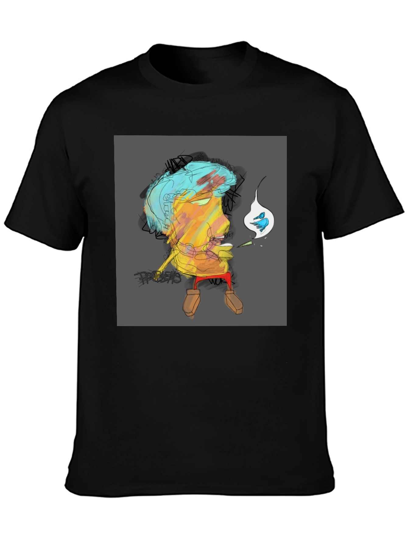 Sketchy Character Graphic Tee