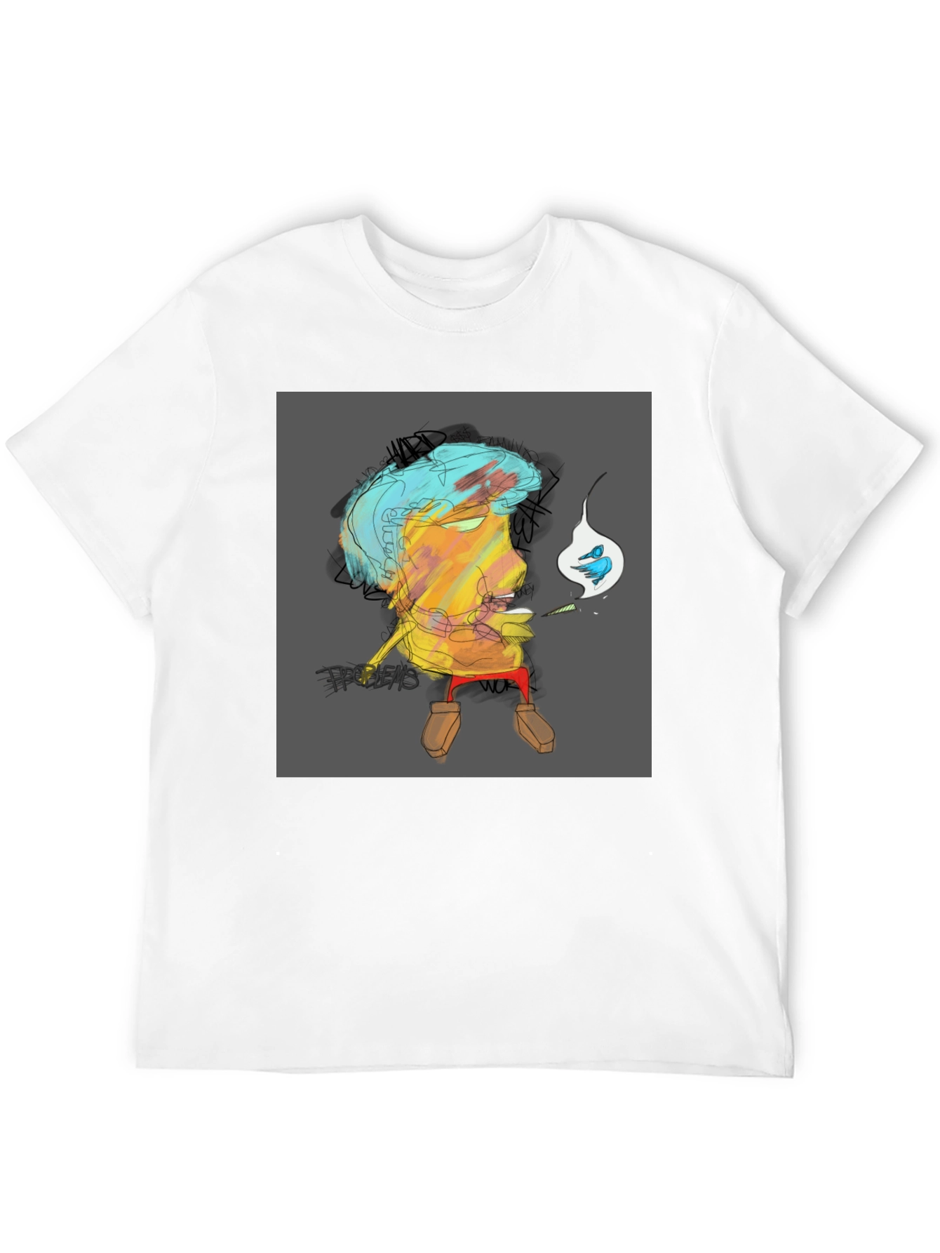 Sketchy Character Graphic Tee