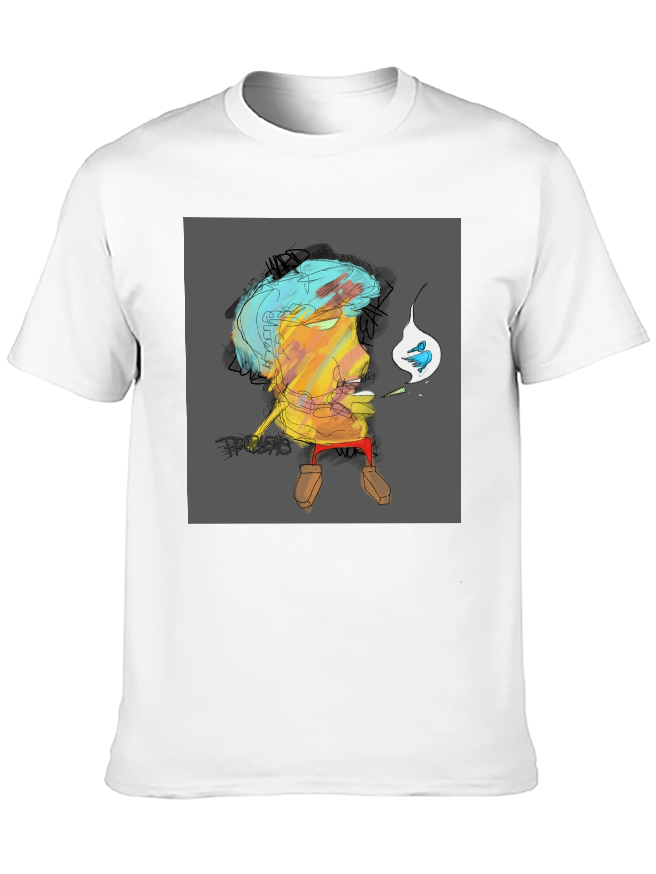 Sketchy Character Graphic Tee