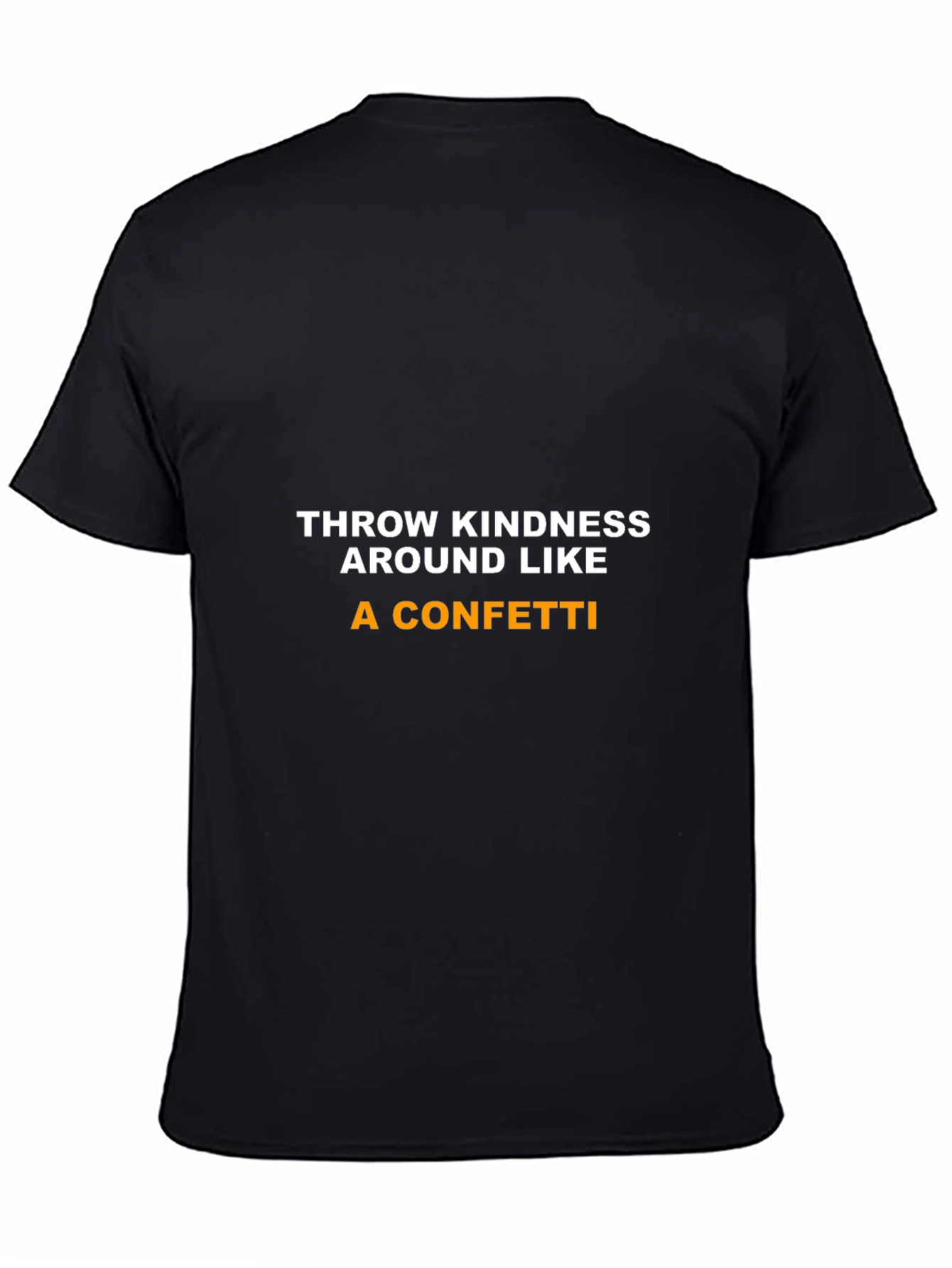 Kindness Confetti Black T-Shirt