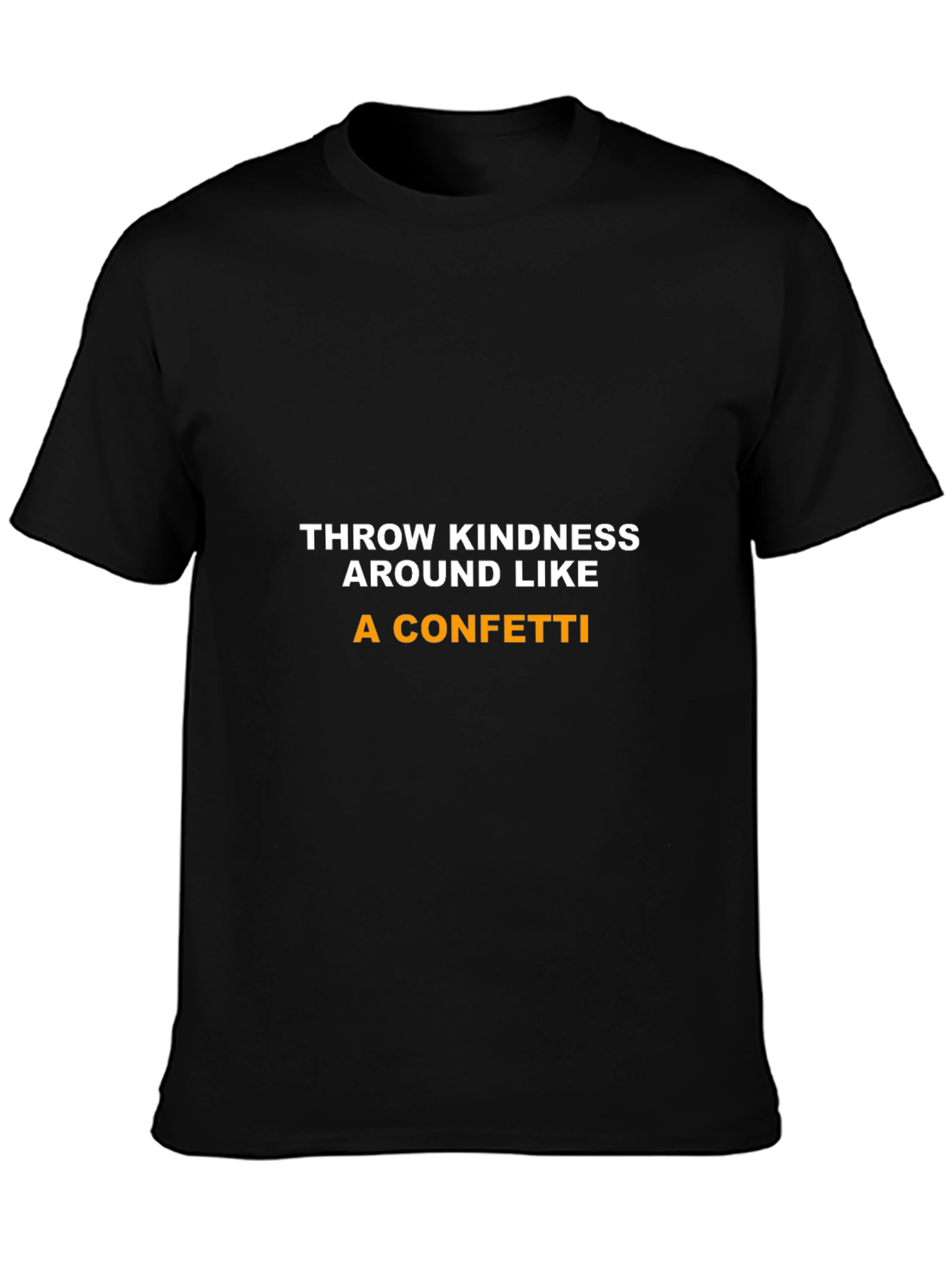 Kindness Confetti Black T-Shirt