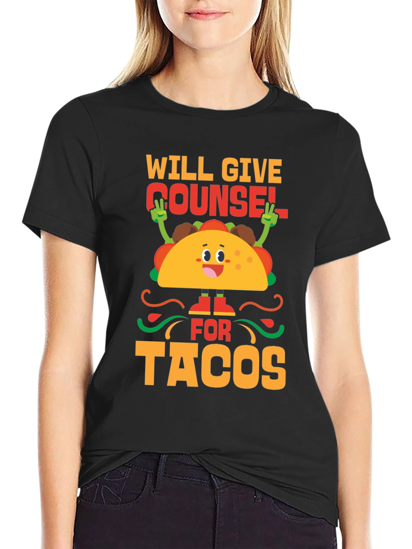 Will Give Counsel For Tacos Graphic T-Shirt
