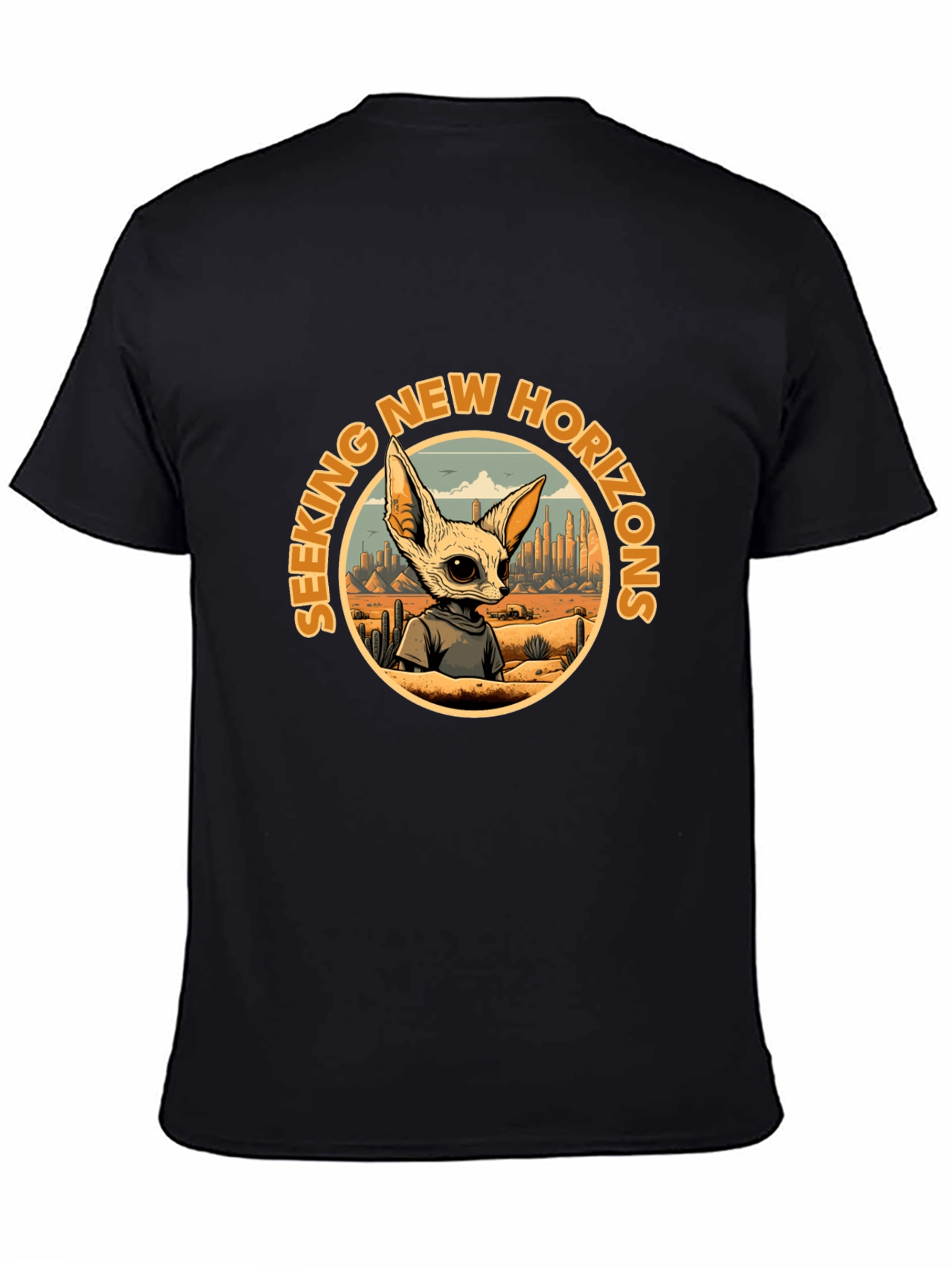 Seeking New Horizons Graphic T-Shirt