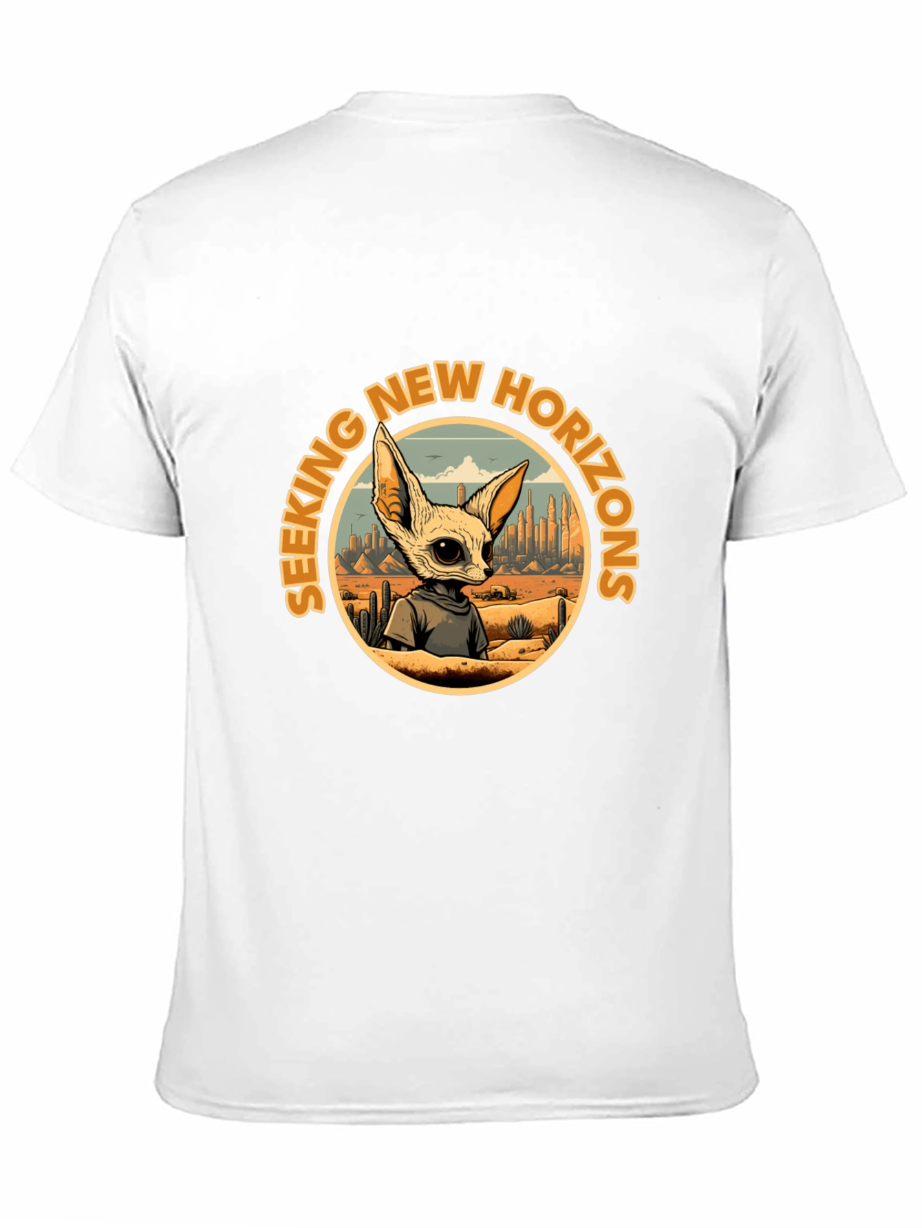 Seeking New Horizons Graphic T-Shirt