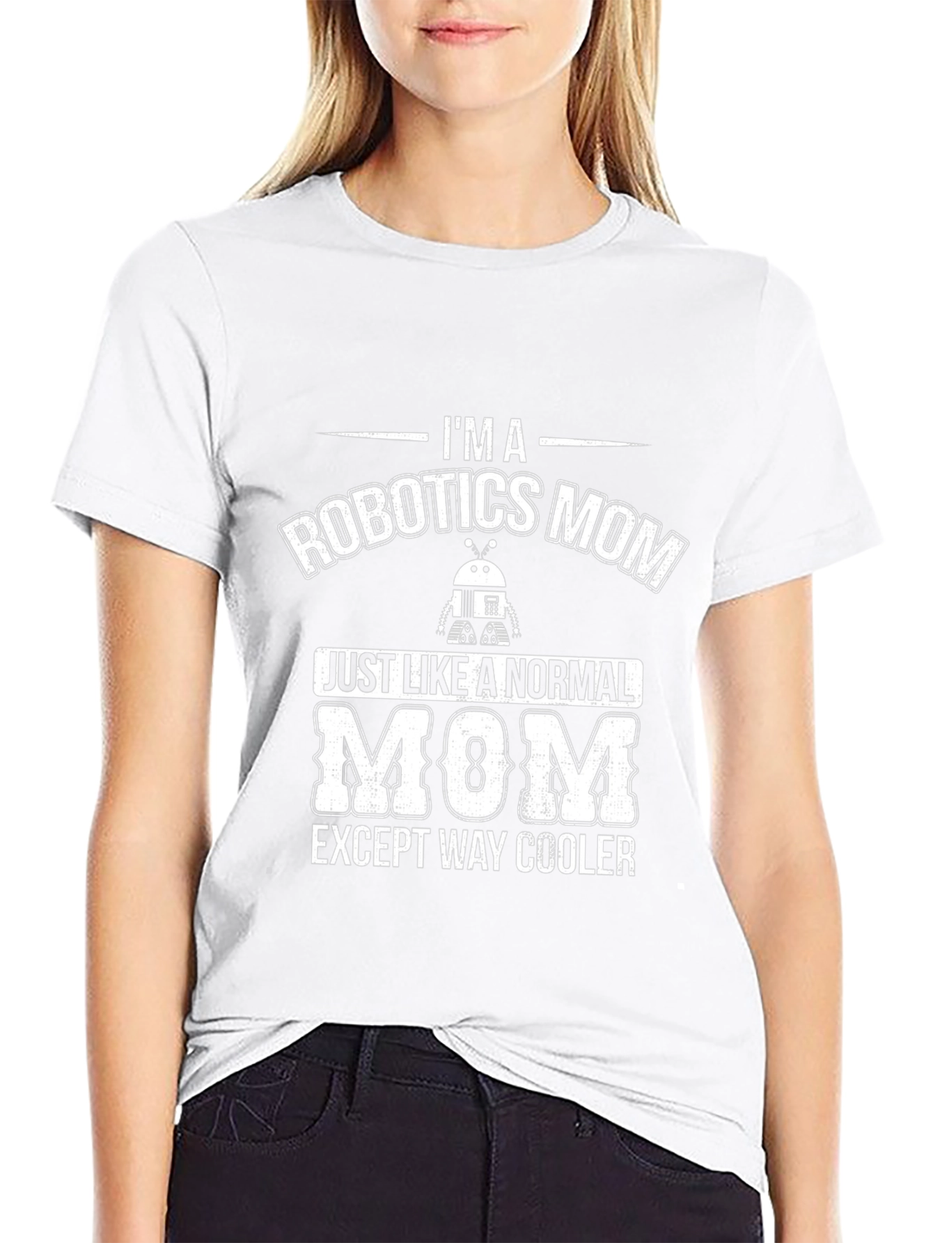 Robotics Mom Graphic T-Shirt - Cool Mothers Day Gift