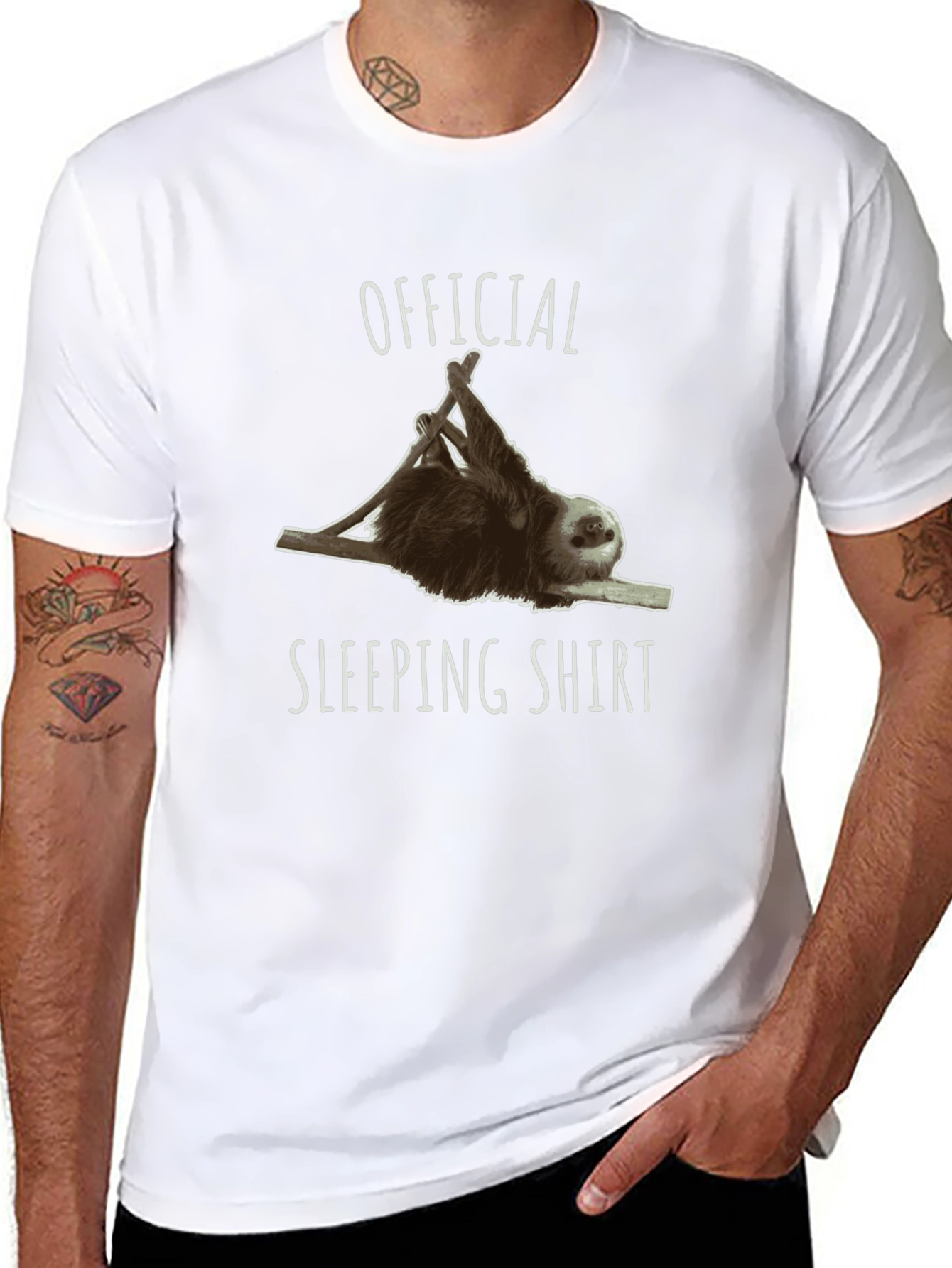 Official Sloth Sleeping Shirt - Funny Animal Tee