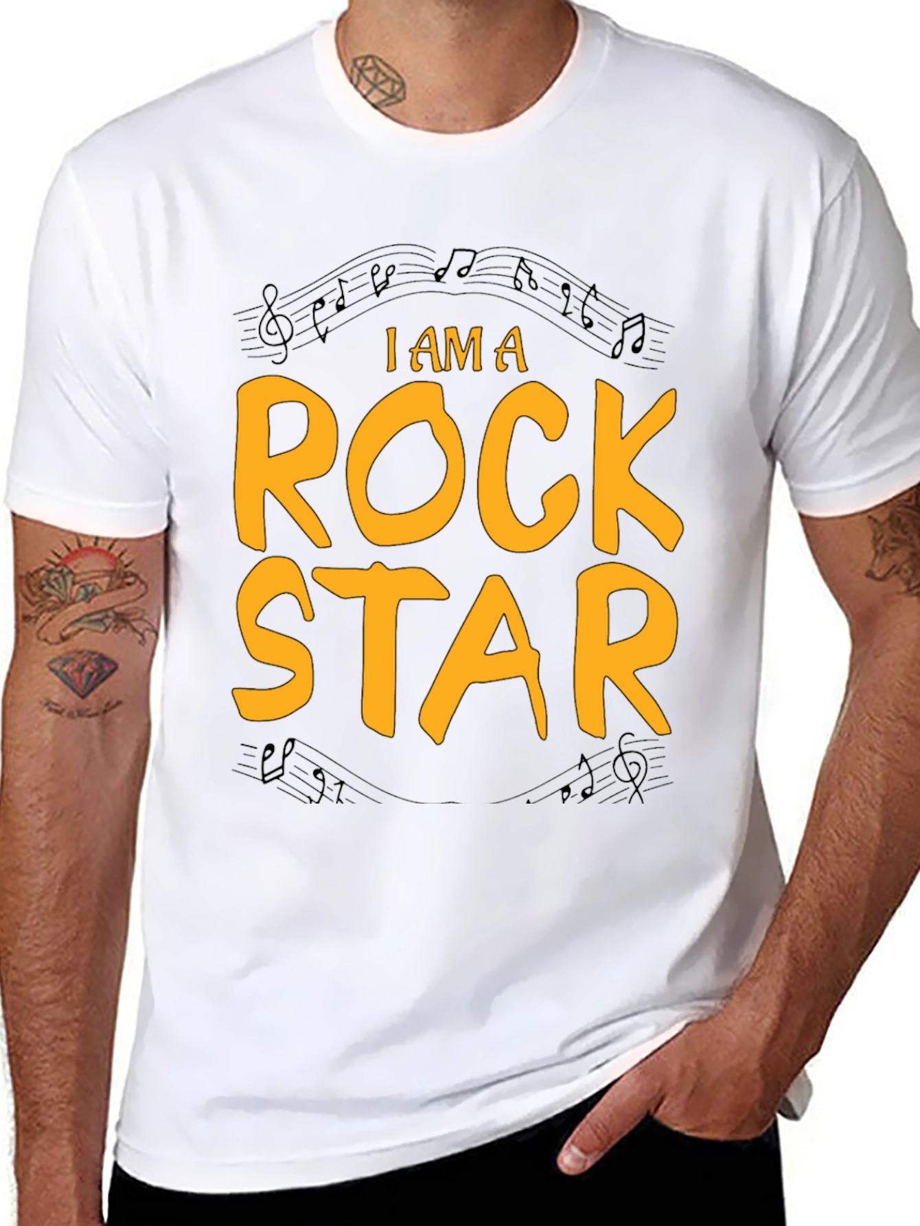 I Am A Rock Star Graphic Tee