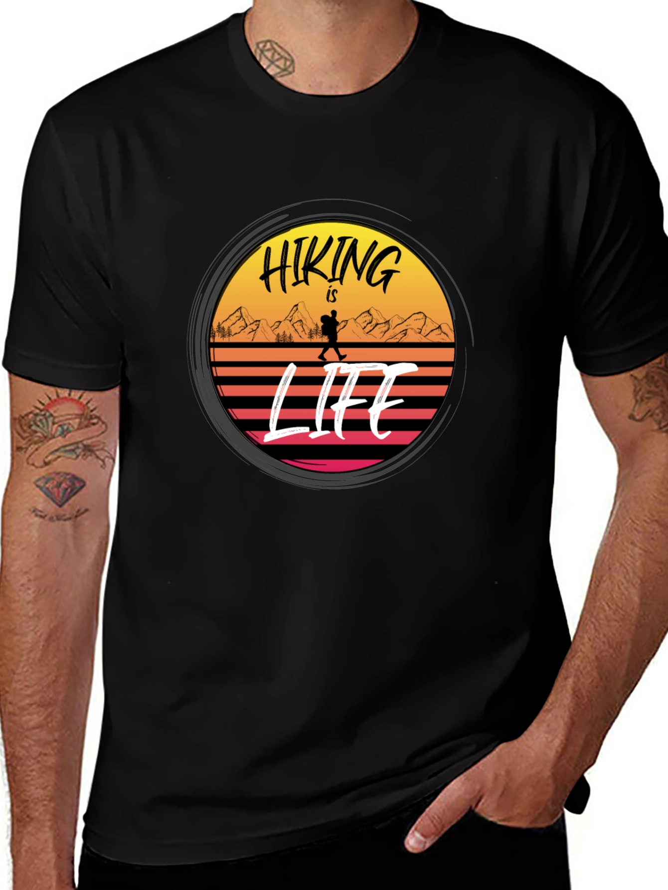 Hiking Is Life Graphic Tee