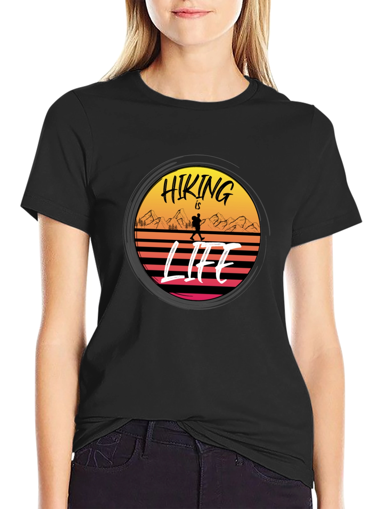 Hiking Is Life Graphic Tee