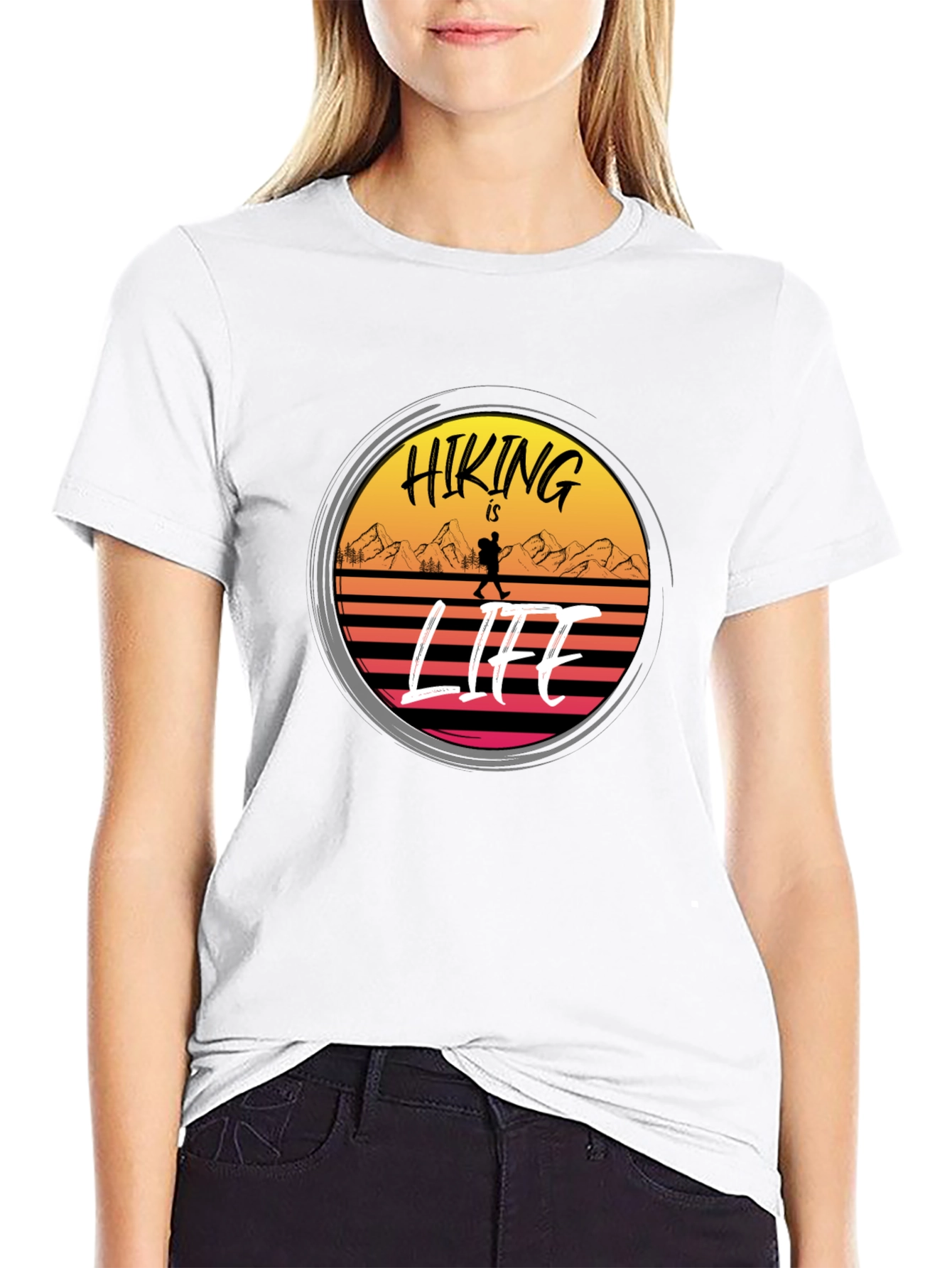 Hiking Is Life Graphic Tee