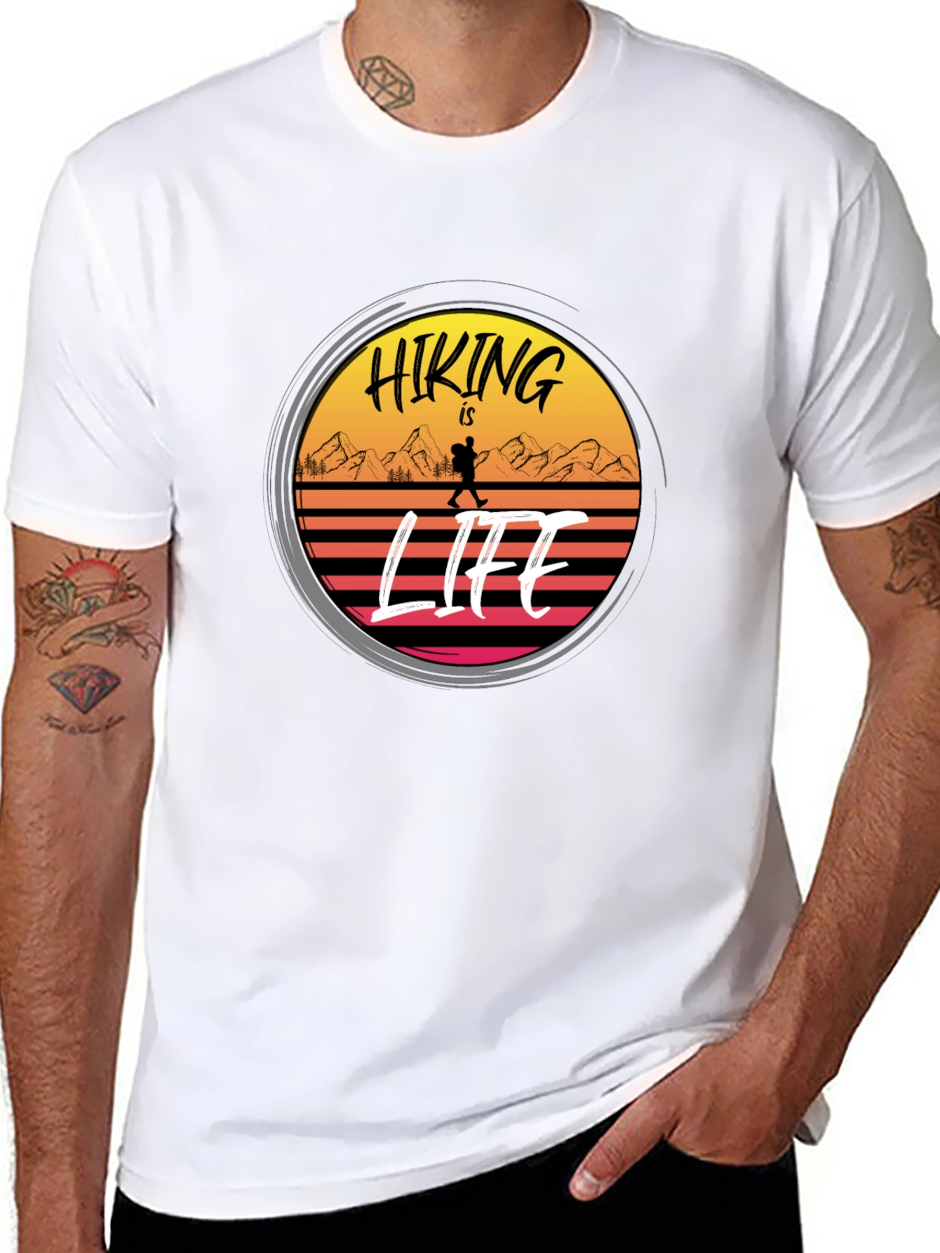 Hiking Is Life Graphic Tee