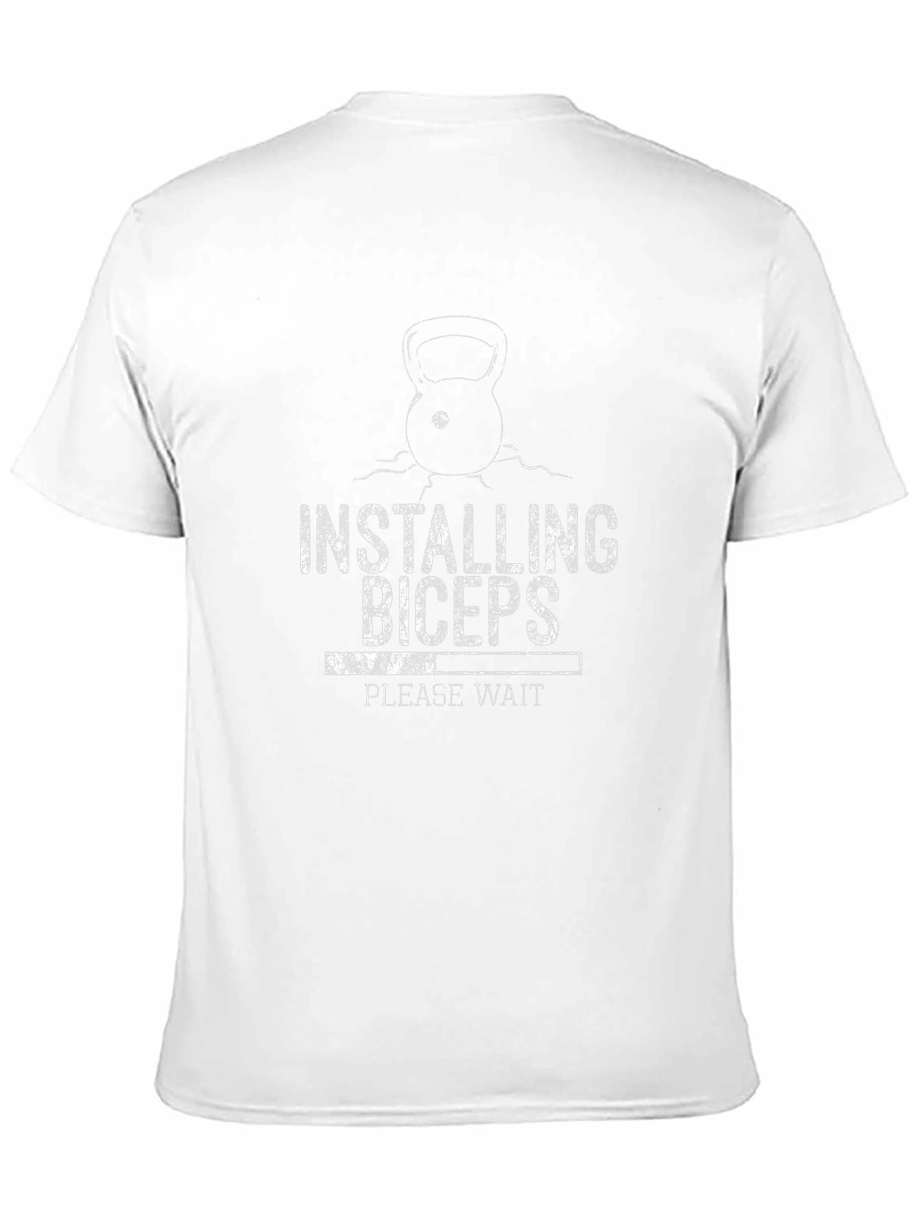 Installing Biceps T-Shirt - Gym Workout Tee