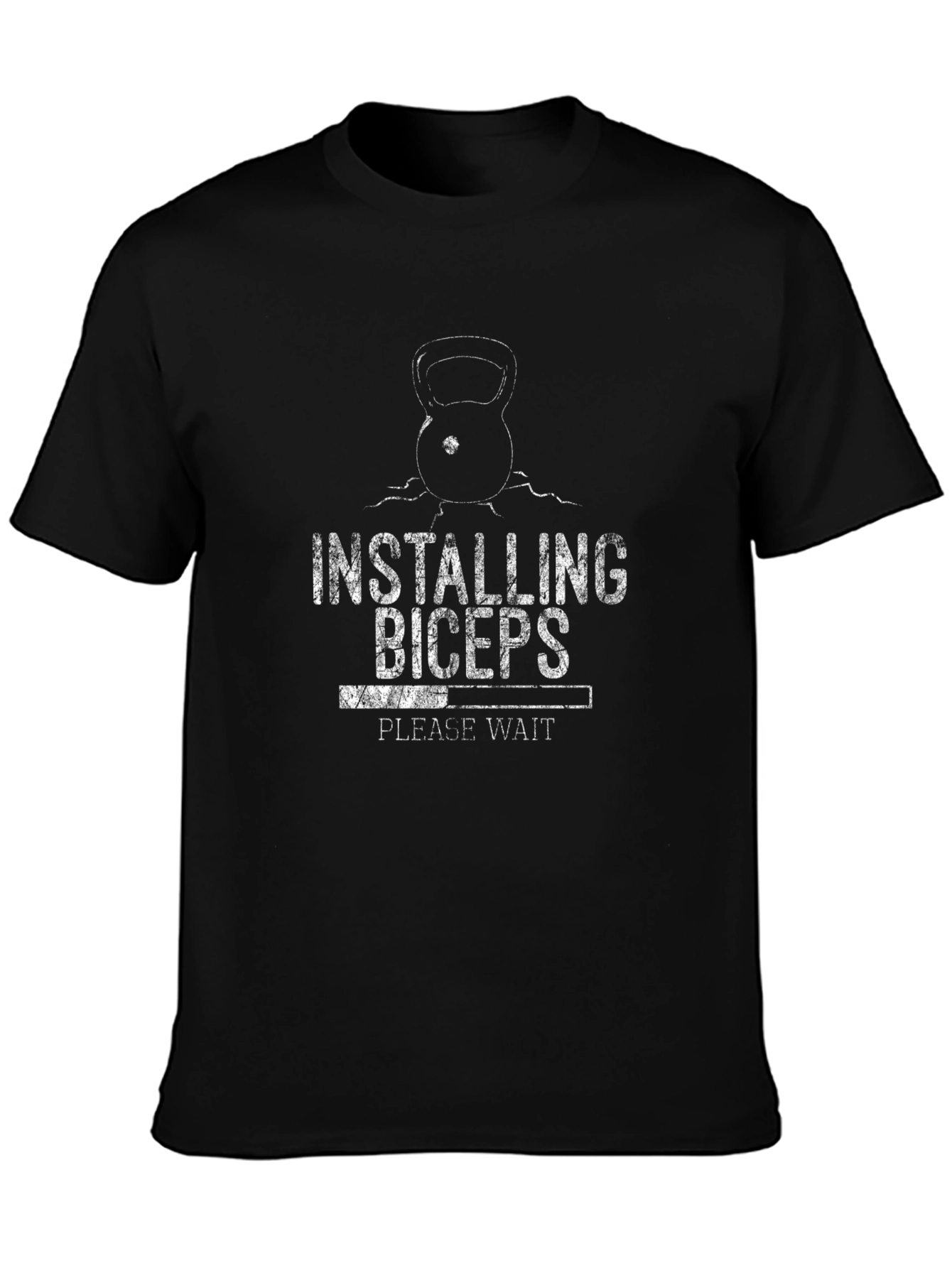 Installing Biceps T-Shirt - Gym Workout Tee