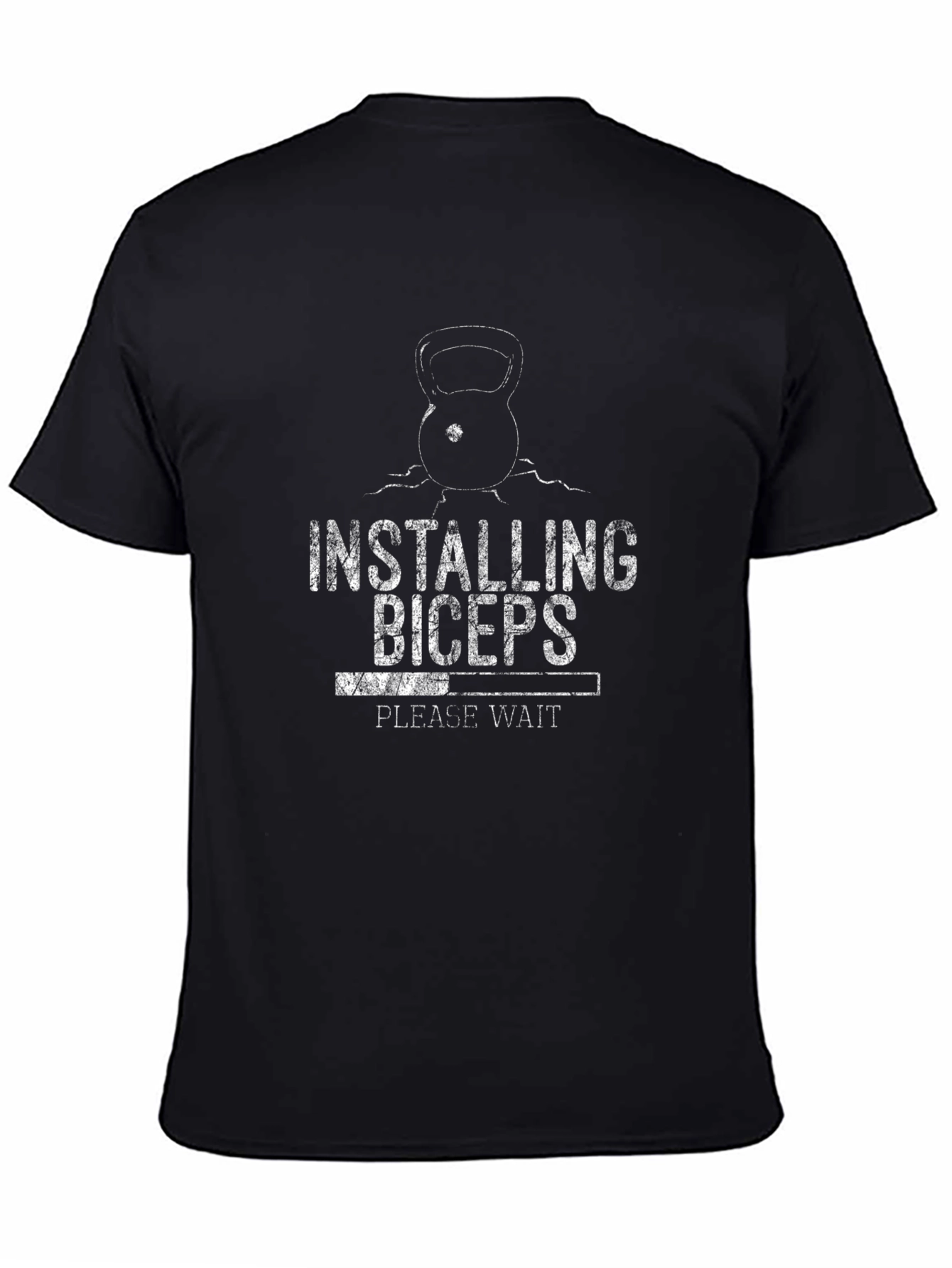 Installing Biceps T-Shirt - Gym Workout Tee