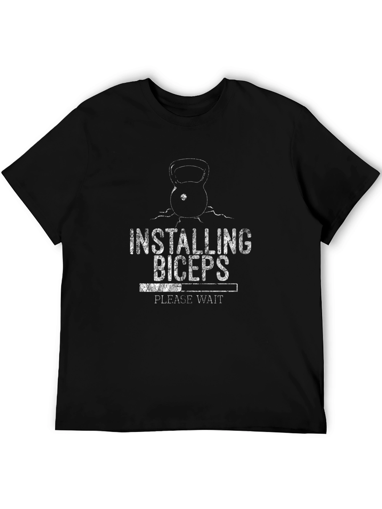 Installing Biceps T-Shirt - Gym Workout Tee