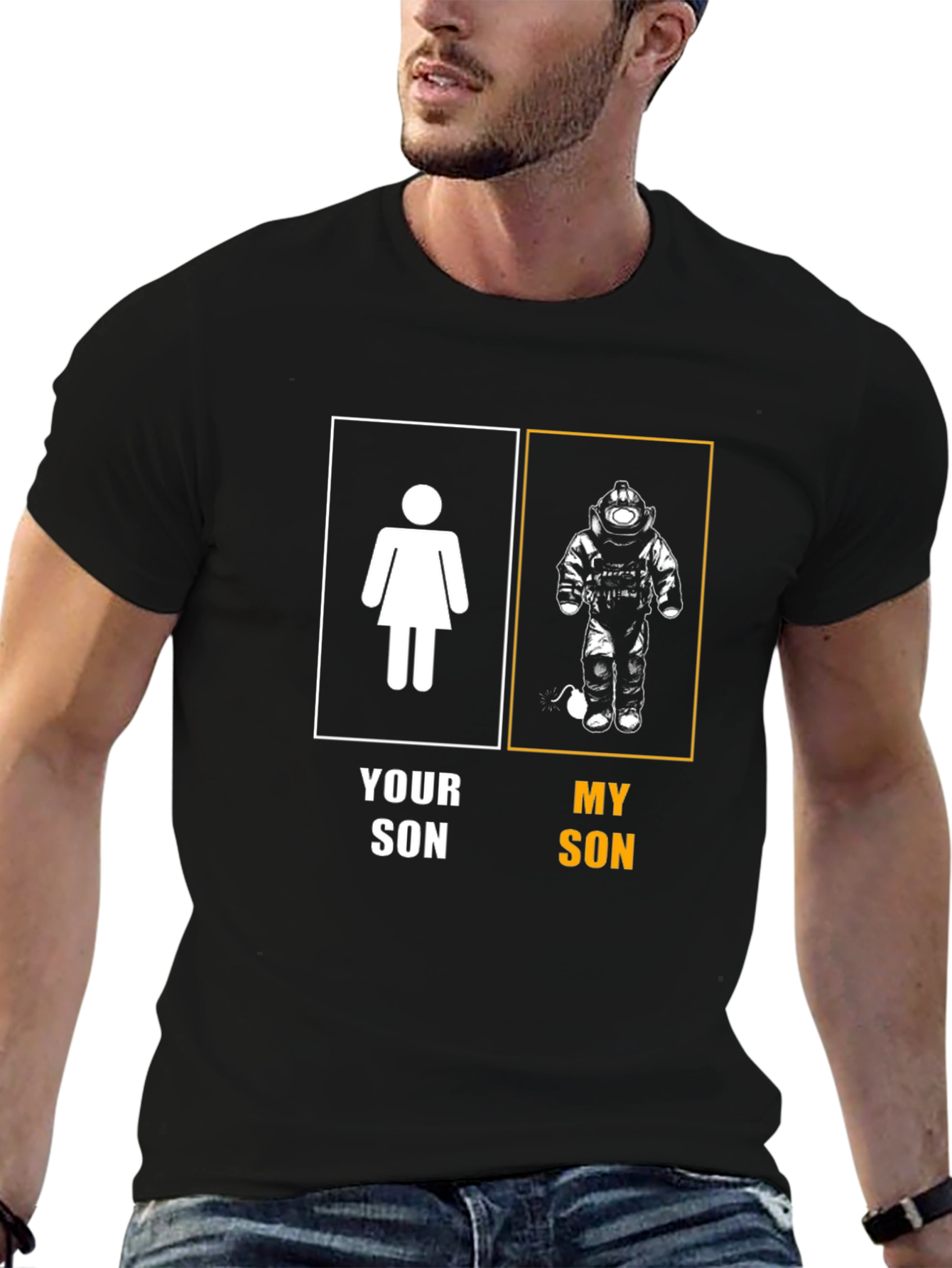 My Son Diver T-Shirt Funny Dad Gift
