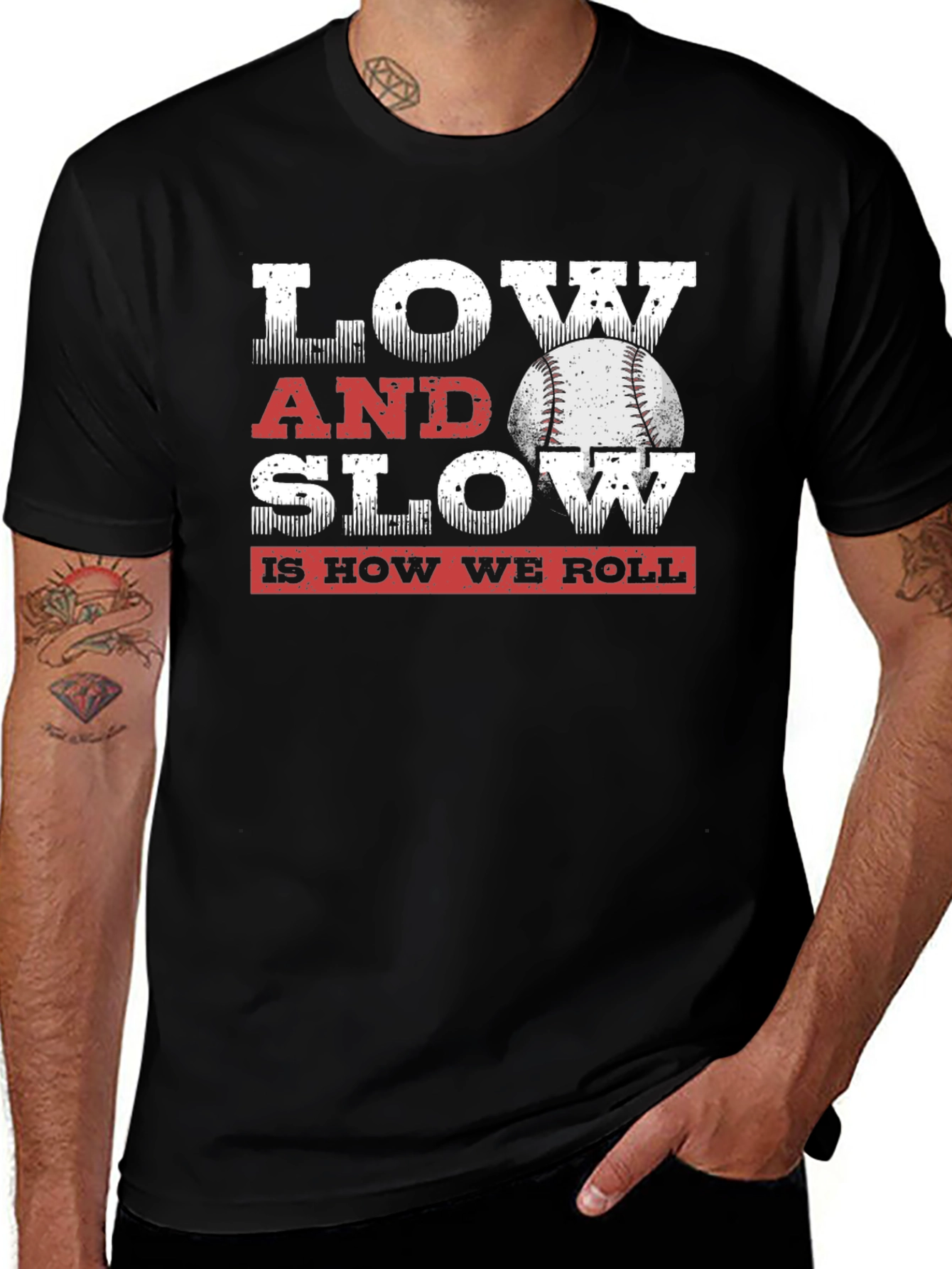 Low & Slow Baseball T-Shirt