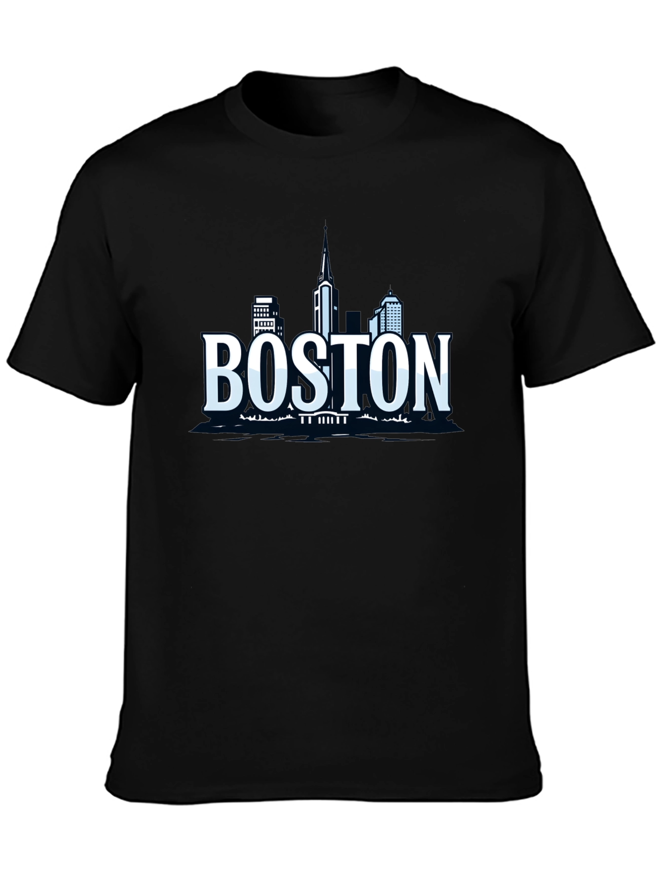 Boston Skyline Graphic T-Shirt