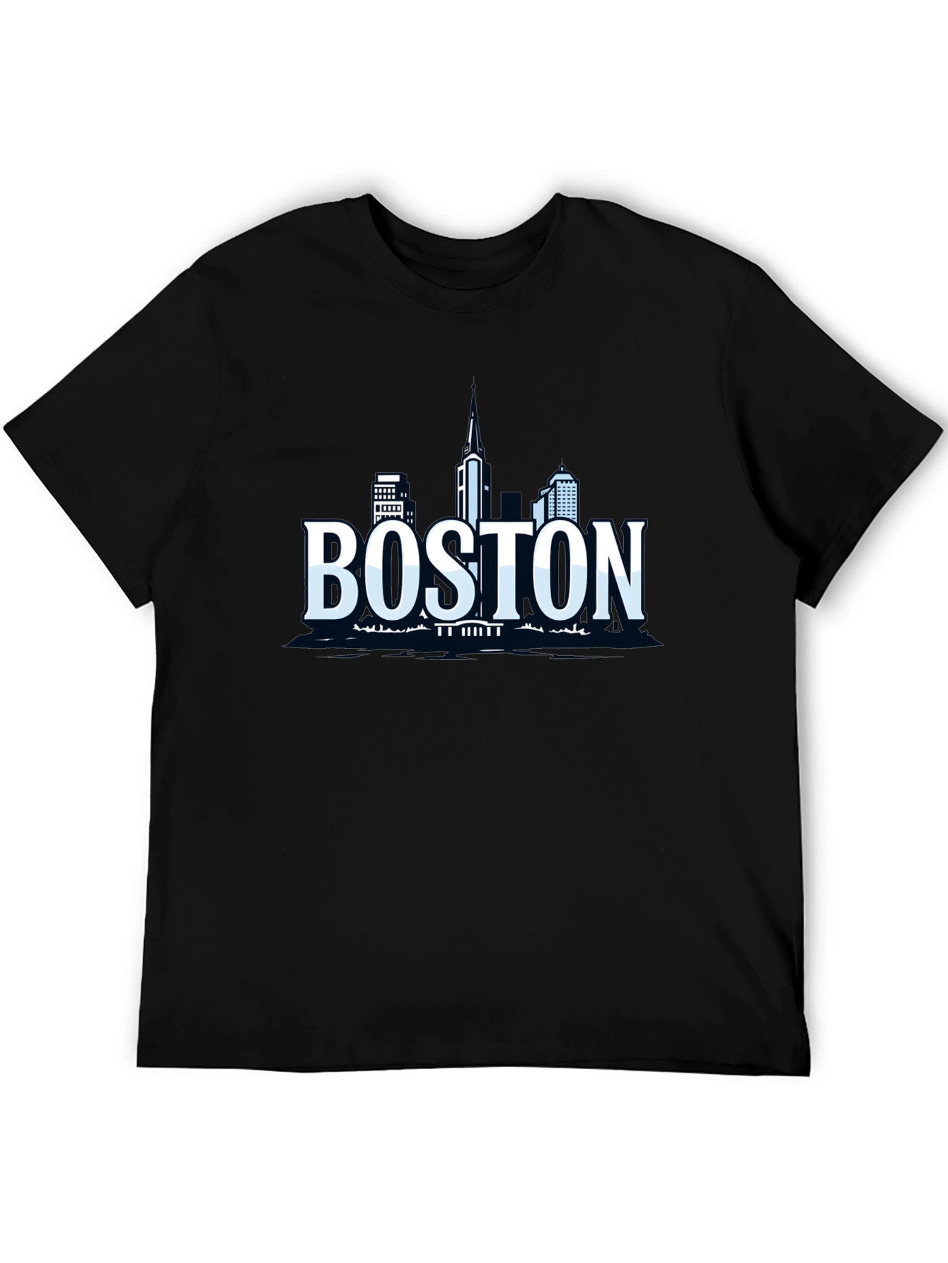 Boston Skyline Graphic T-Shirt