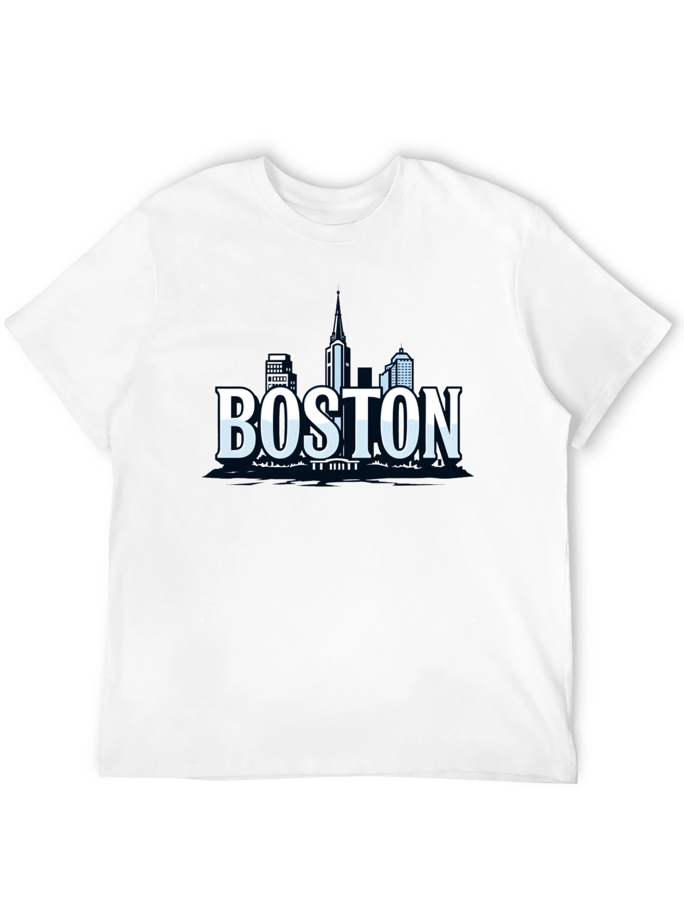Boston Skyline Graphic T-Shirt