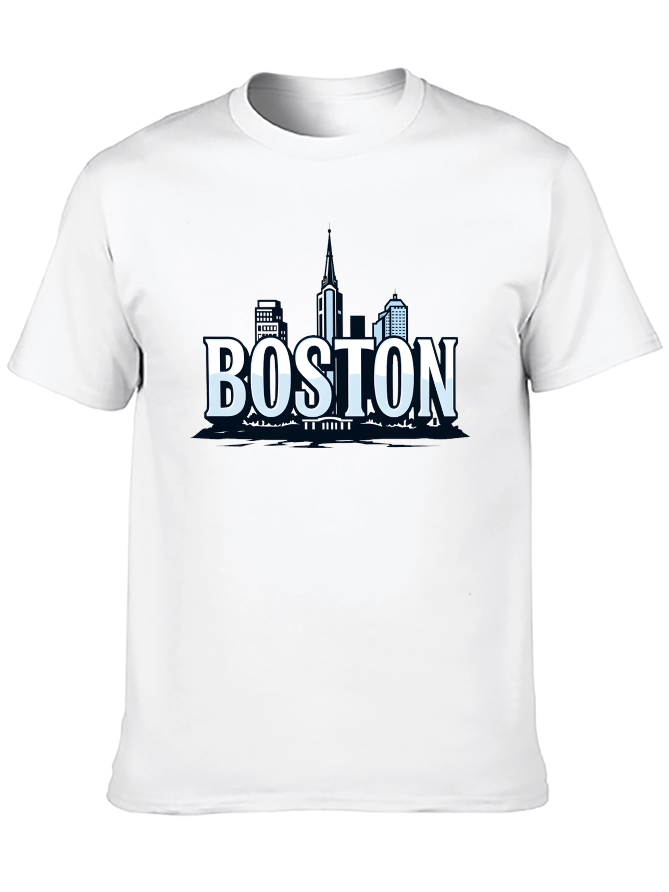 Boston Skyline Graphic T-Shirt